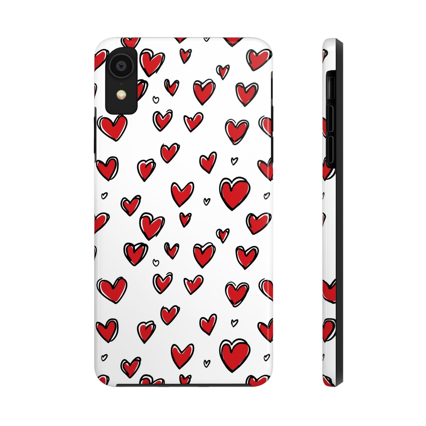 Love is in the Air | Red Hearts Tough Phone Case