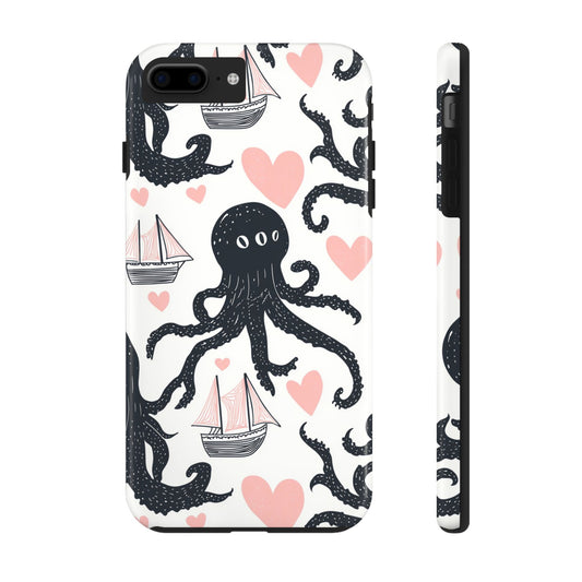 Quirky Chic | Kraken Boat Love Tough Phone Case