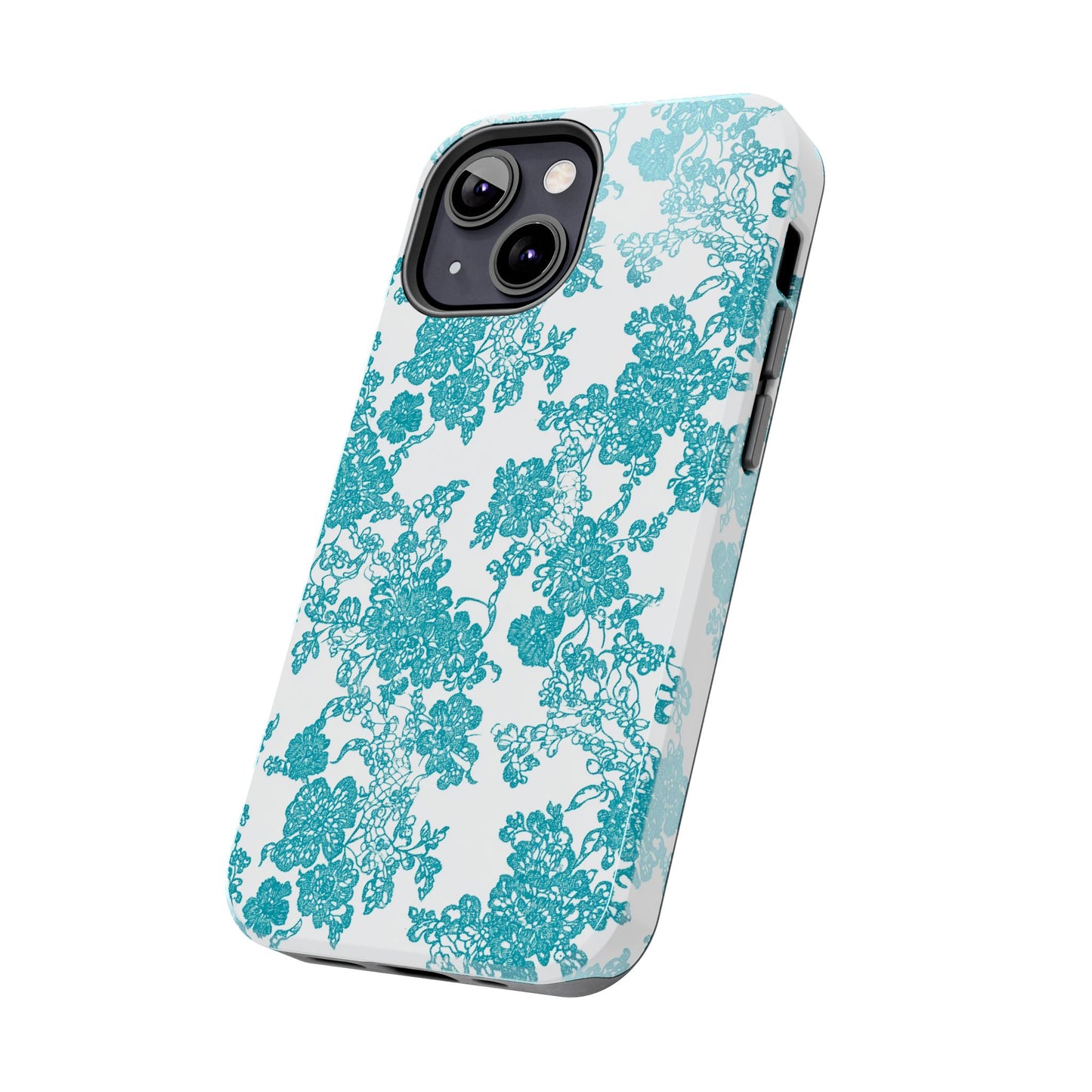 Boho Bliss | Teal on White Lace