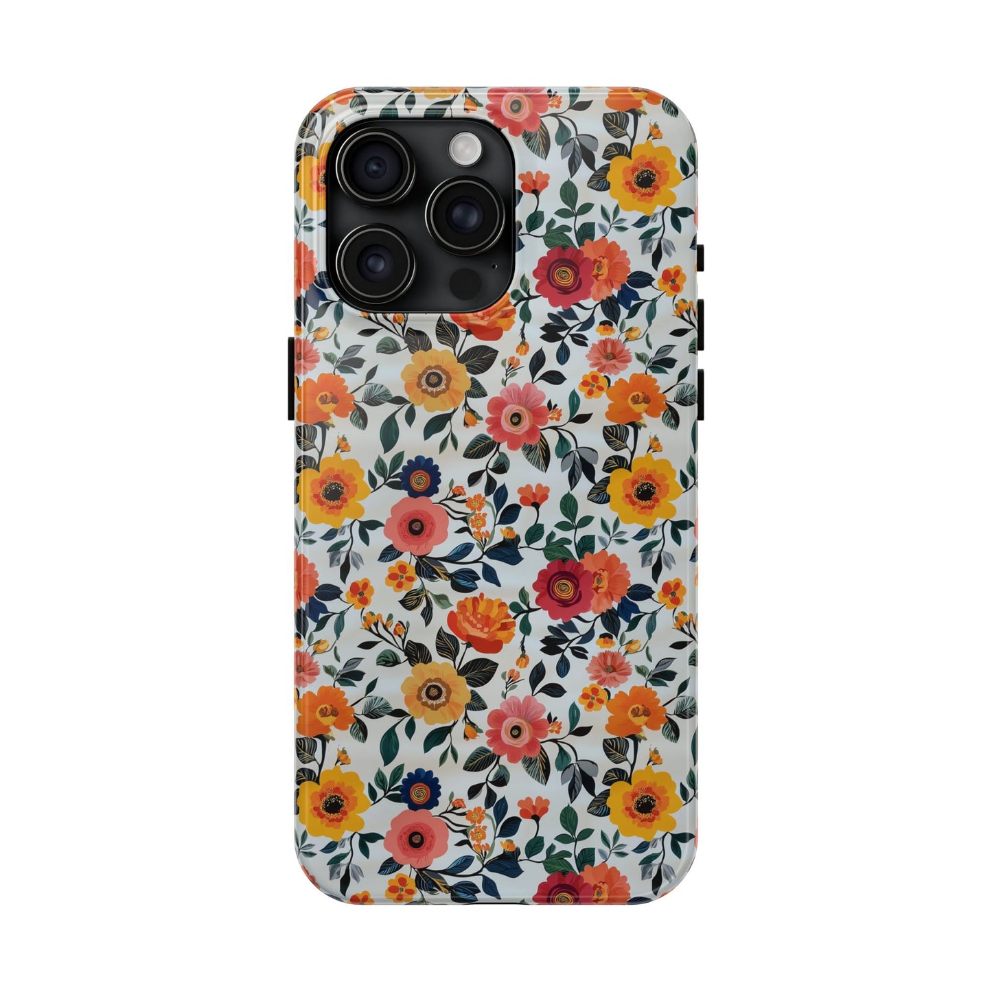 In Bloom | Small Colorful Flowers Tough Phone Cases