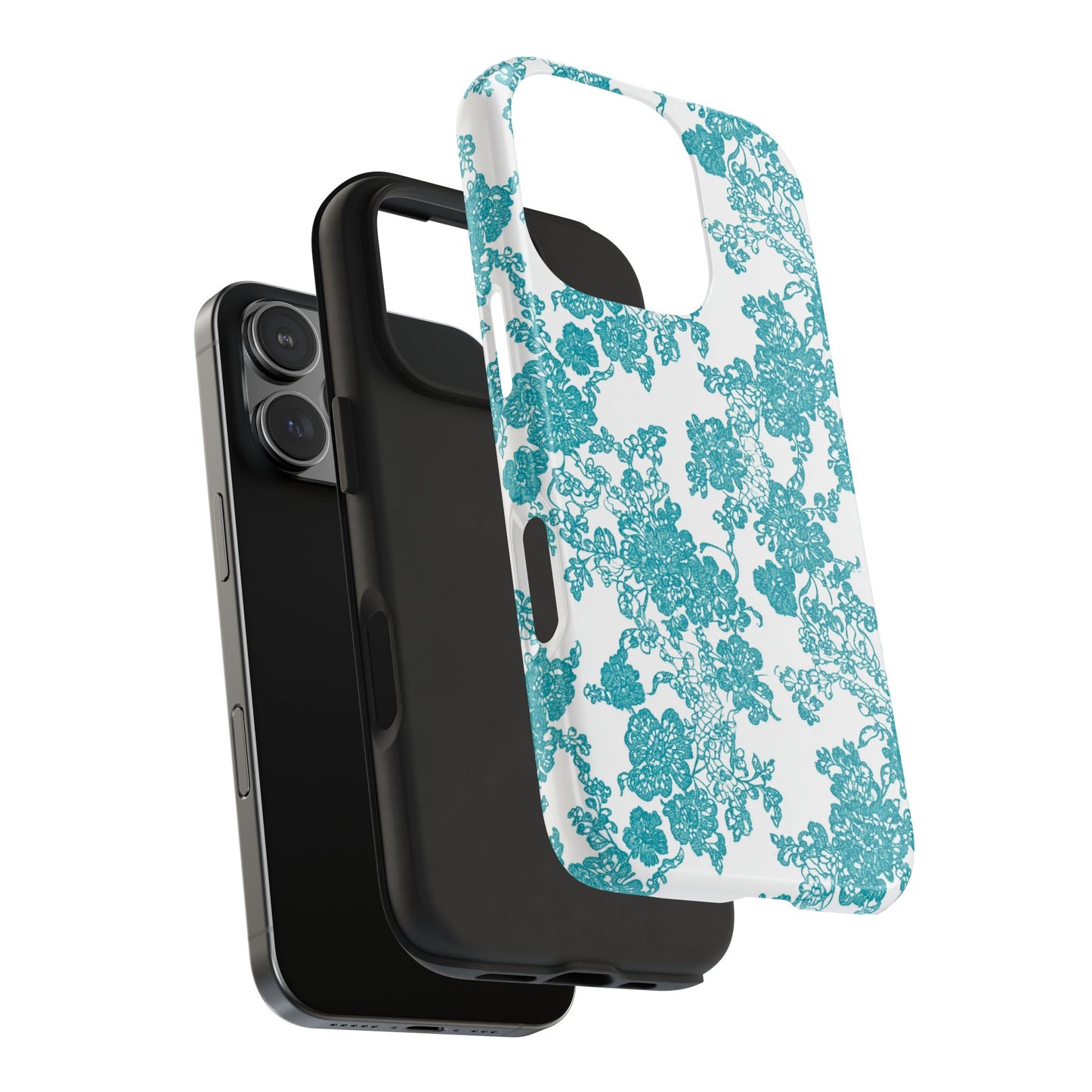 Boho Bliss | Teal on White Lace