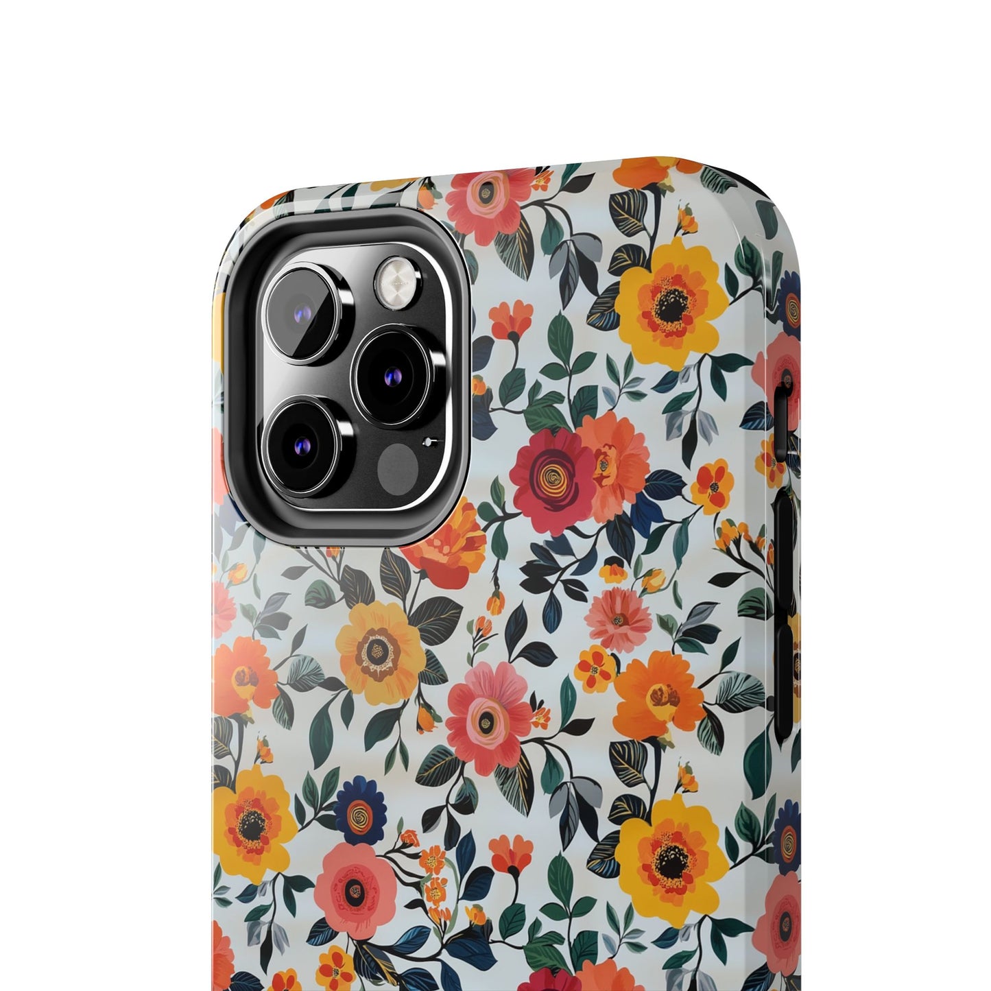 In Bloom | Small Colorful Flowers Tough Phone Cases