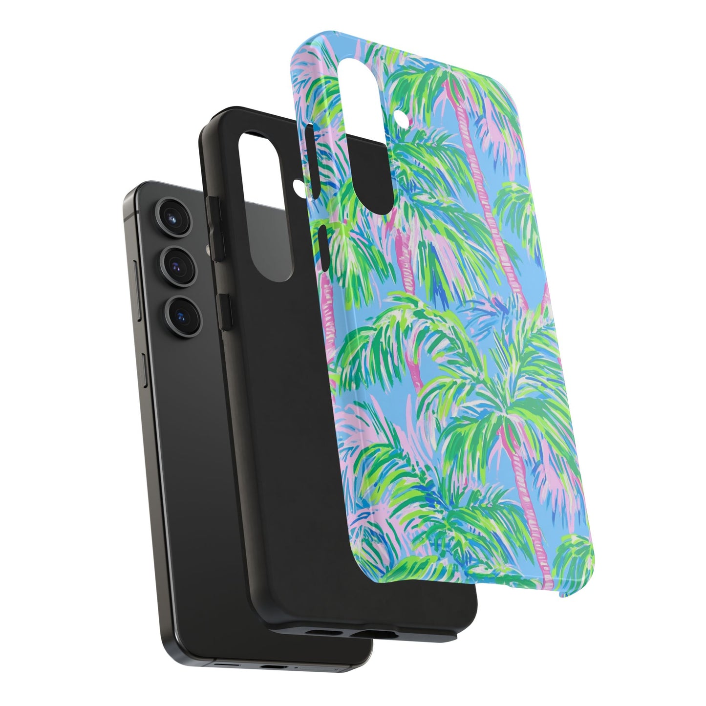 Nature Lover | Colorful Painted Palm Trees Phone Case