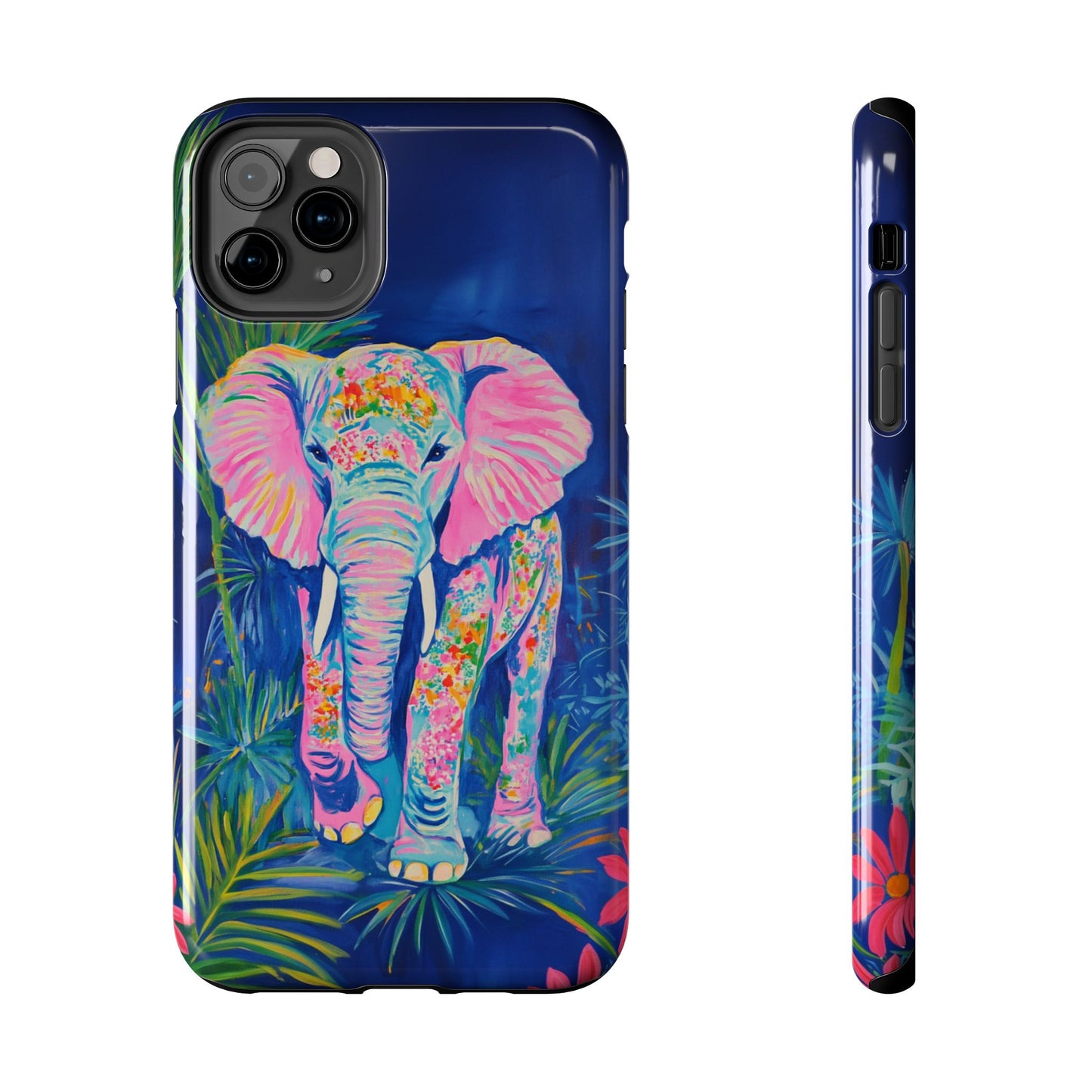 Animal Instinct | Vibrant Elephant Tough Phone Case