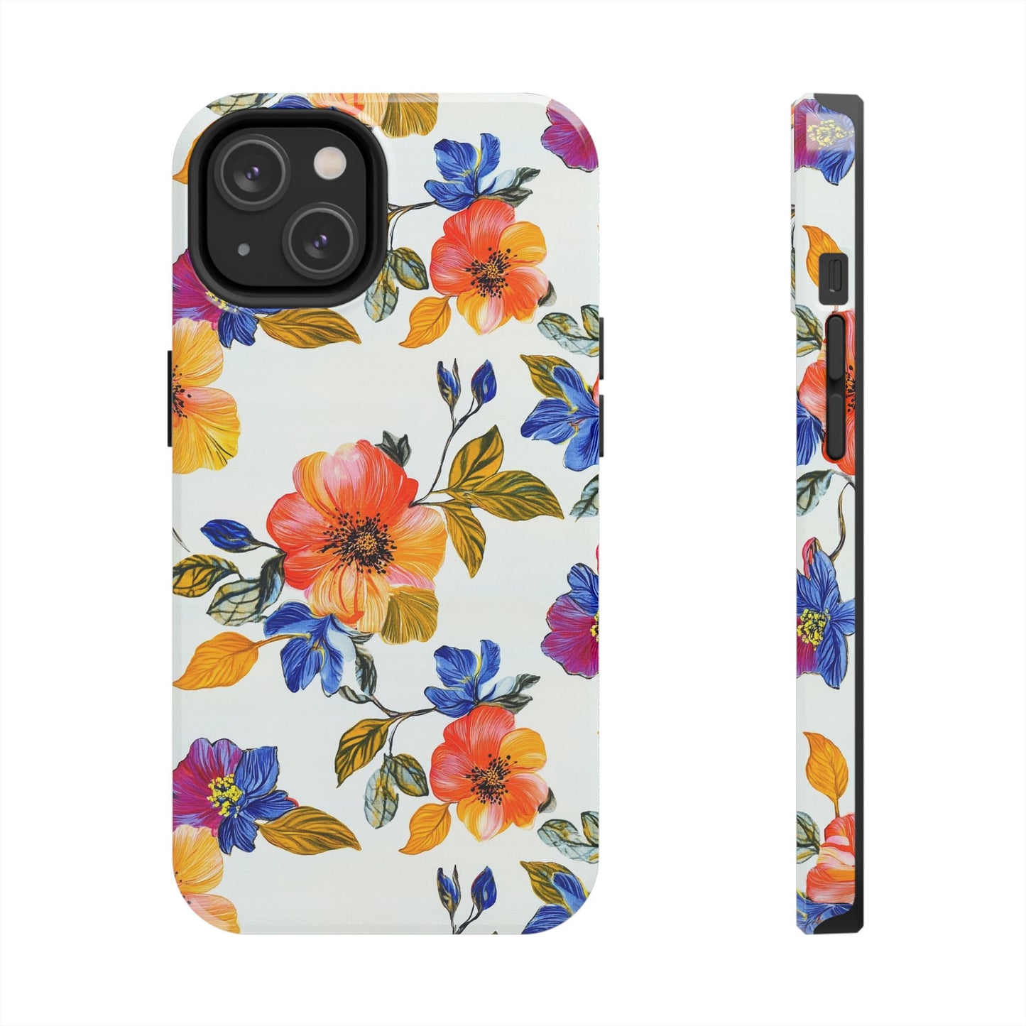 In Bloom | Colorful Florals Tough Phone Cases