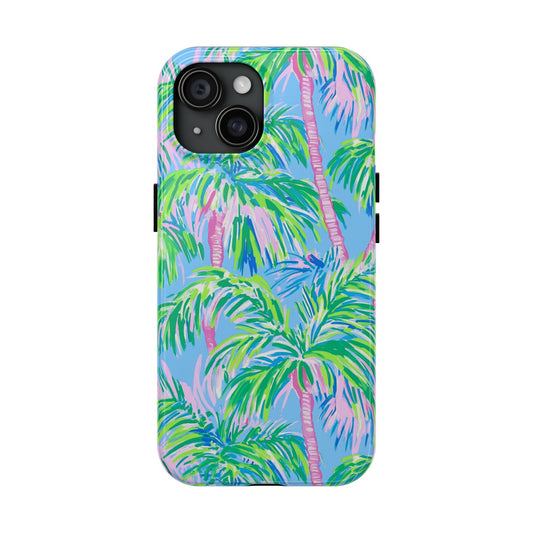 Nature Lover | Colorful Painted Palm Trees Phone Case