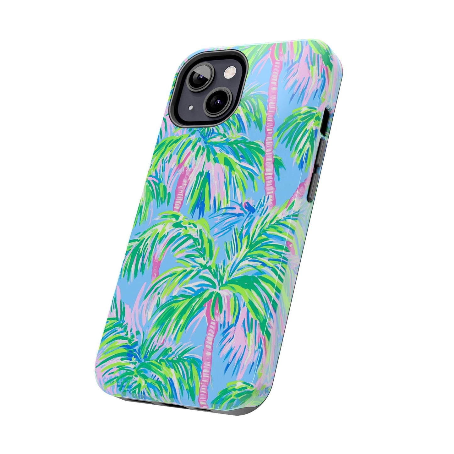 Nature Lover | Colorful Painted Palm Trees Phone Case
