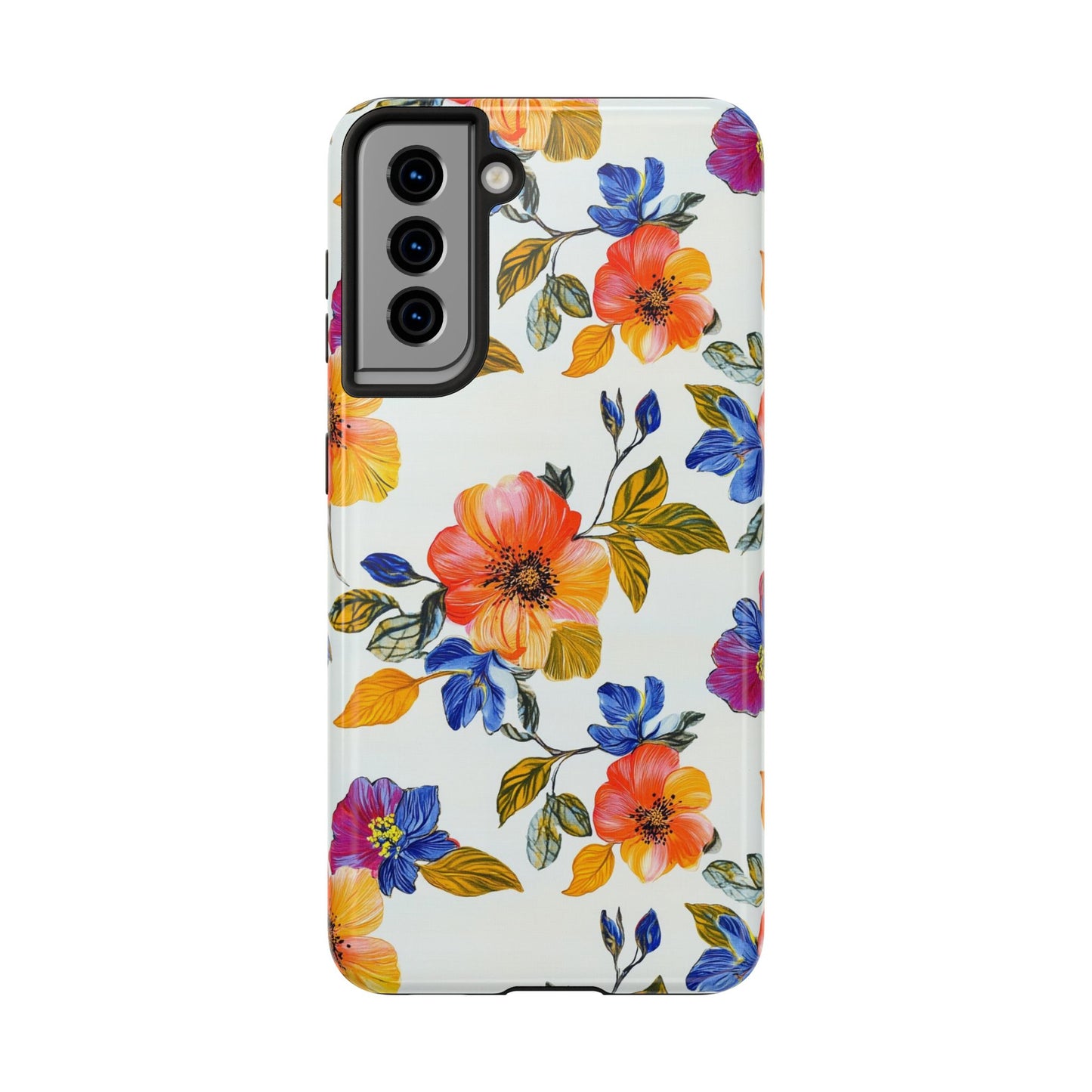 In Bloom | Colorful Florals Tough Phone Cases