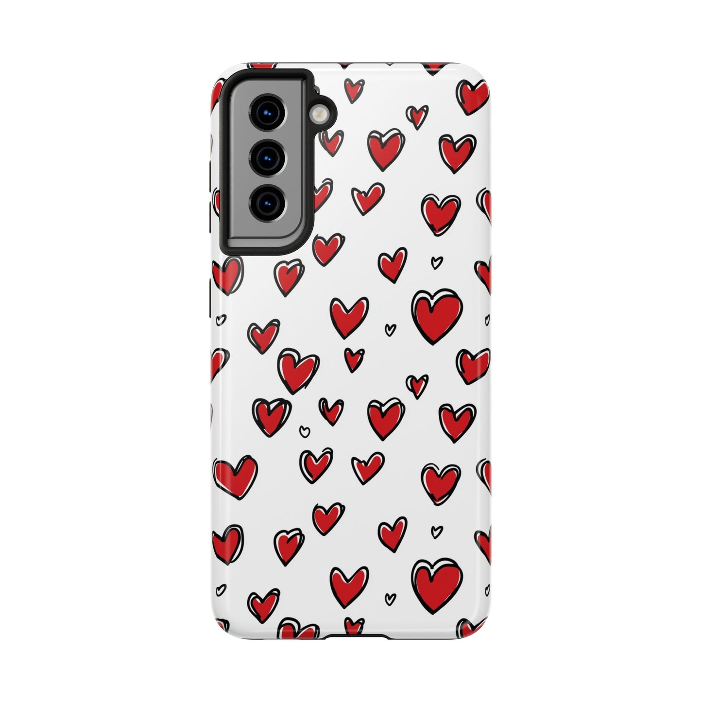 Love is in the Air | Red Hearts Tough Phone Case