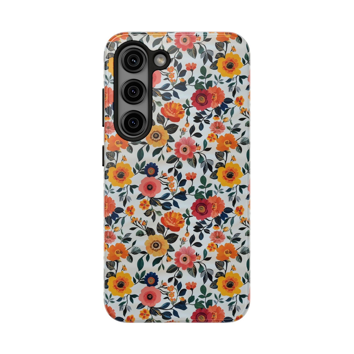 In Bloom | Small Colorful Flowers Tough Phone Cases