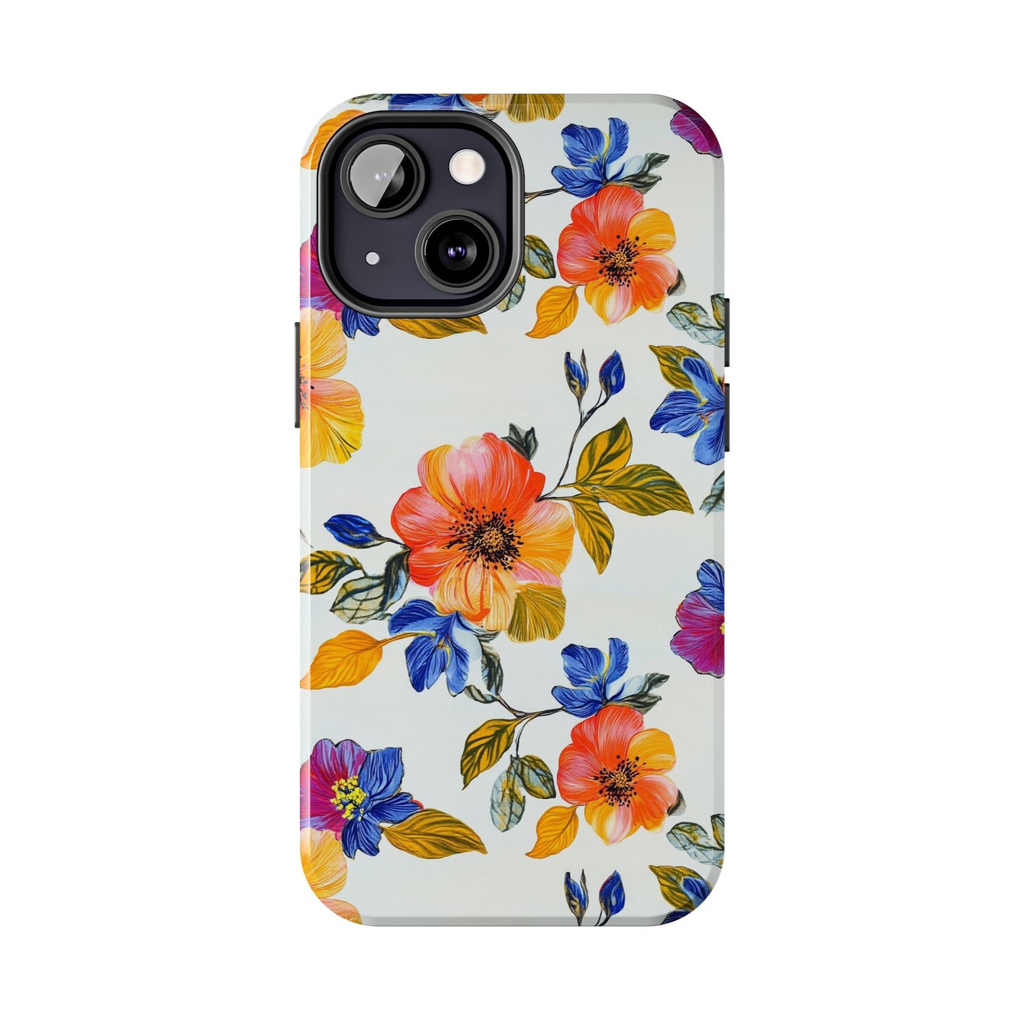 In Bloom | Colorful Florals Tough Phone Cases