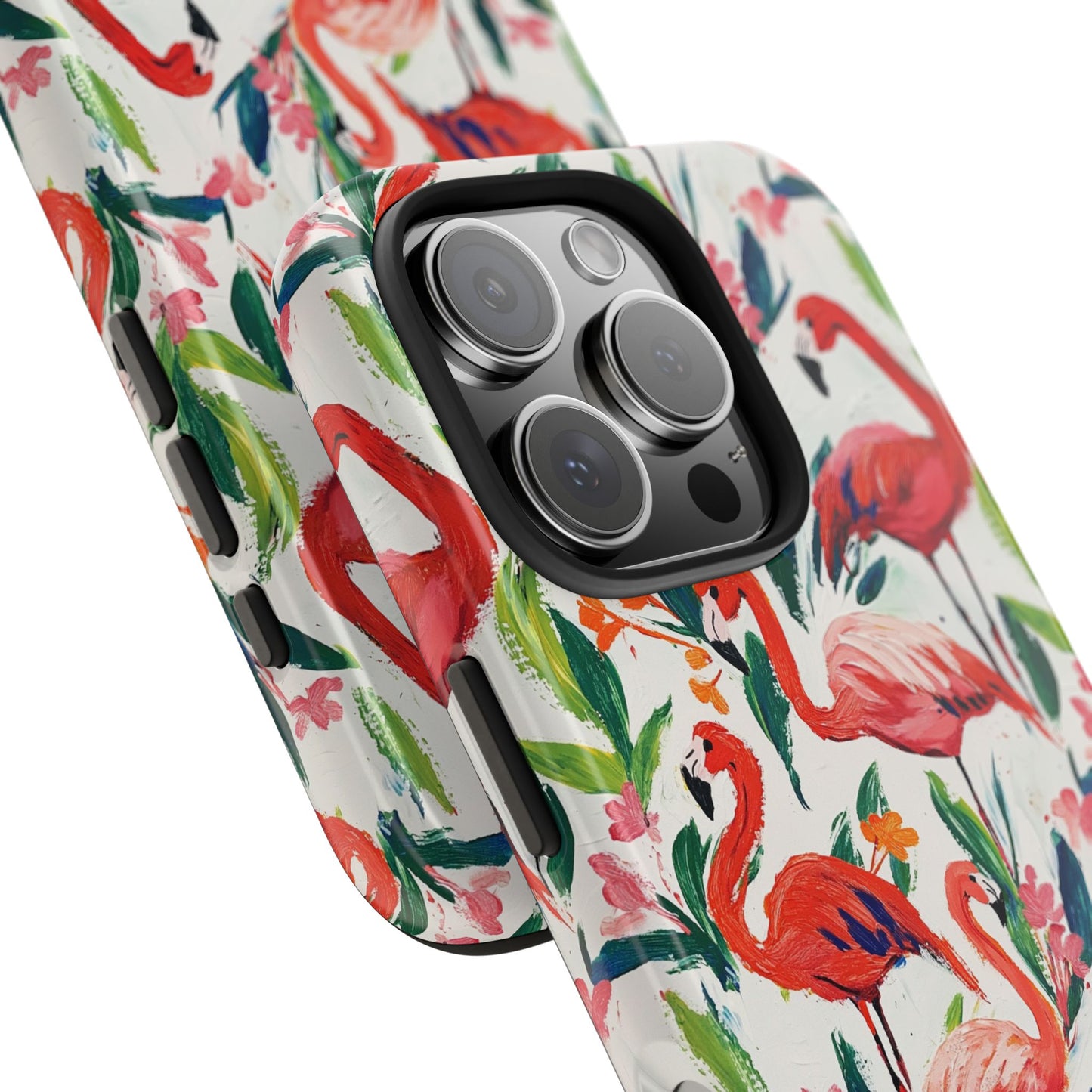 Animal Instinct | Flamingos Tough Phone Case