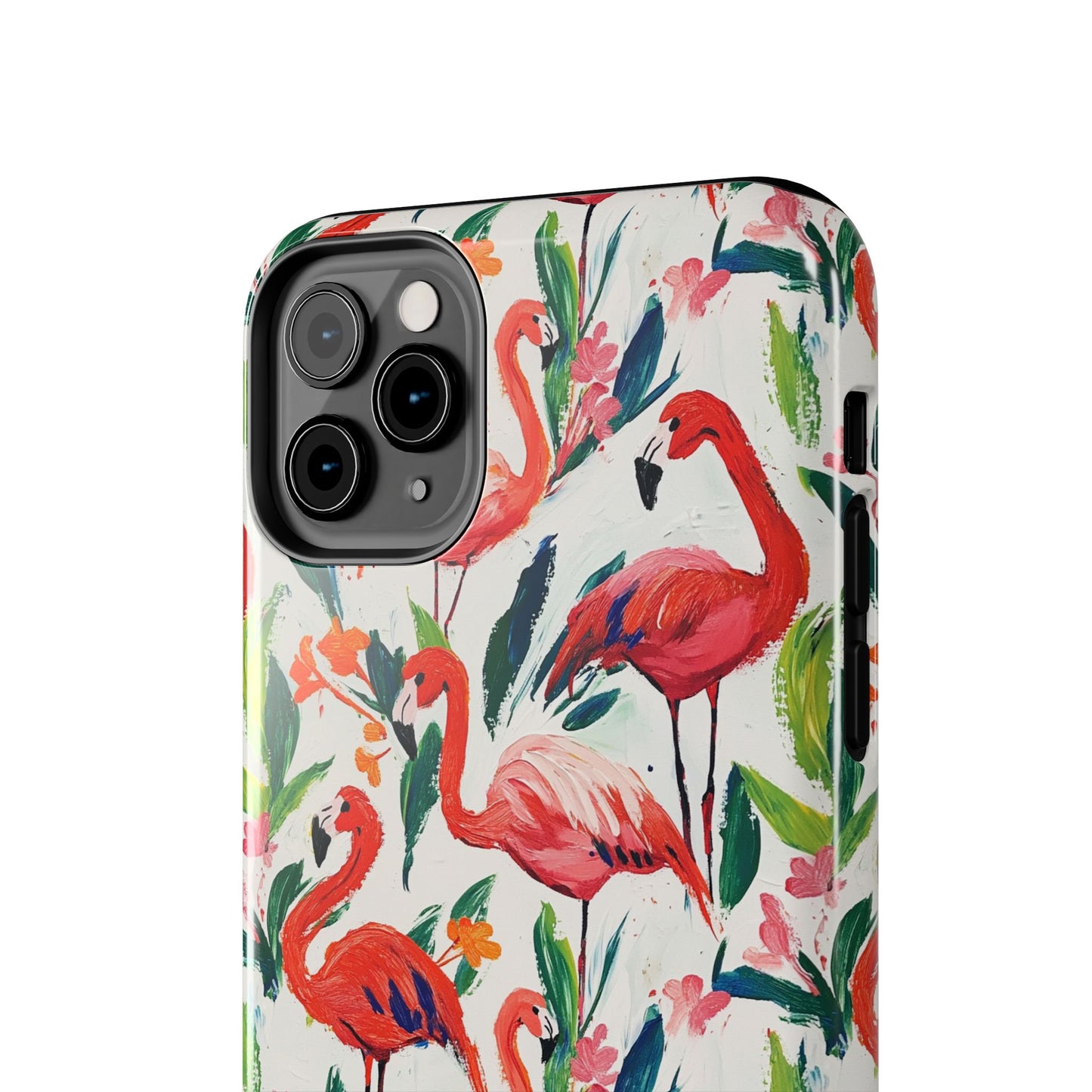 Animal Instinct | Flamingos Tough Phone Case
