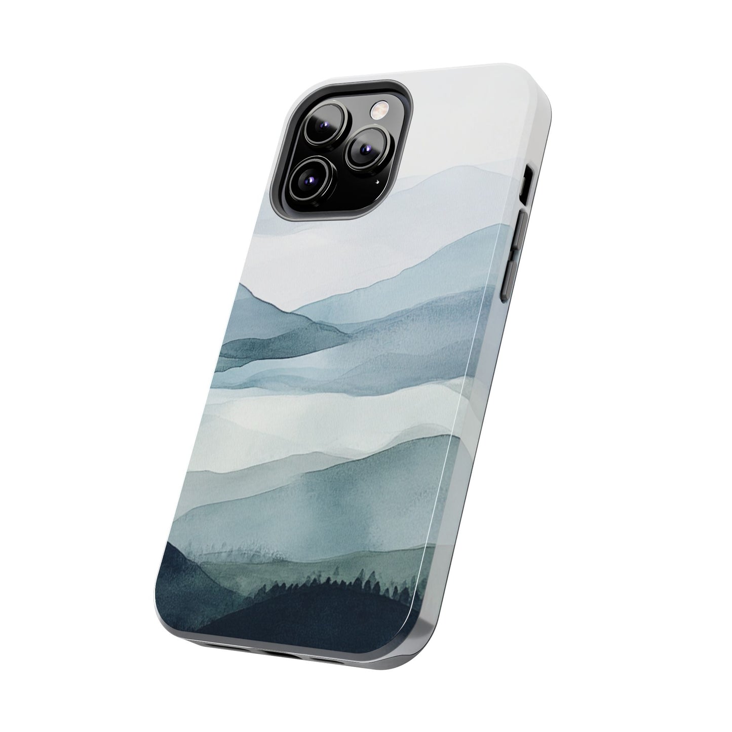Majestic Mountains | Watercolor Mountain Scene Tough Phone Case