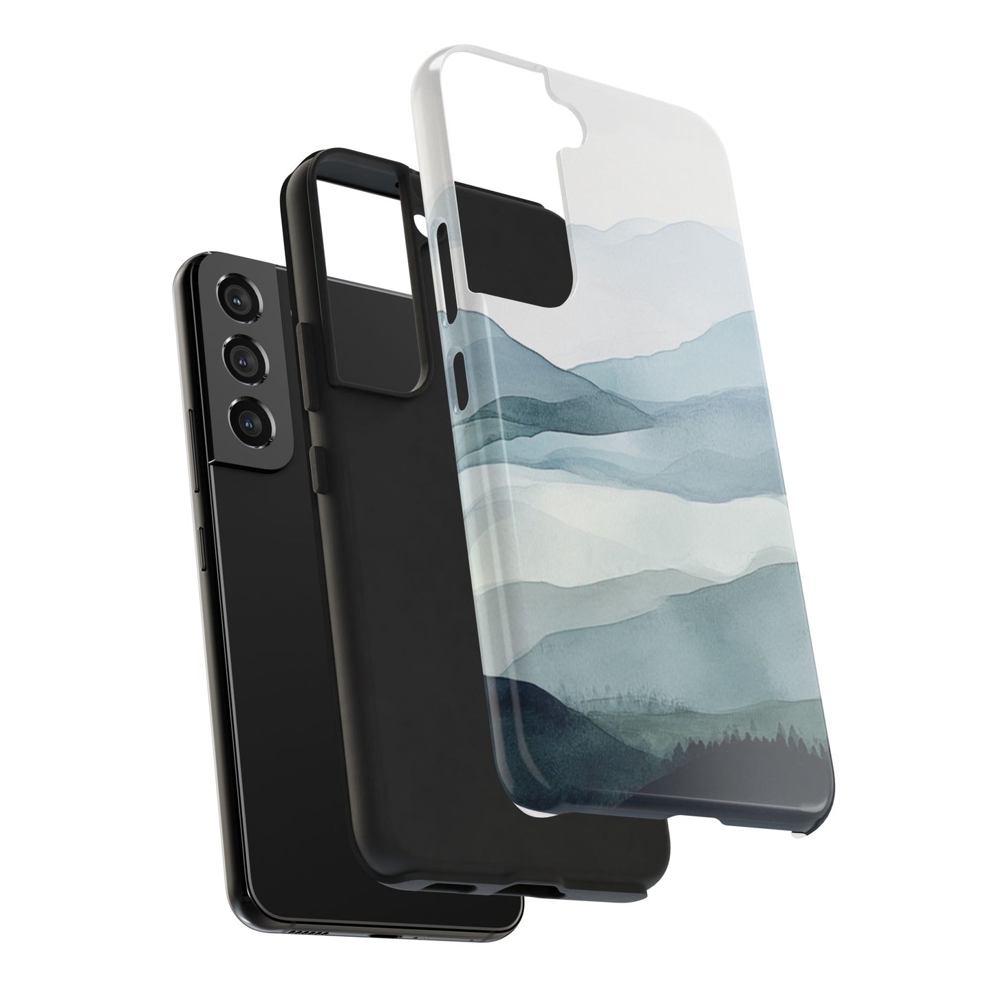 Majestic Mountains | Watercolor Mountain Scene Tough Phone Case