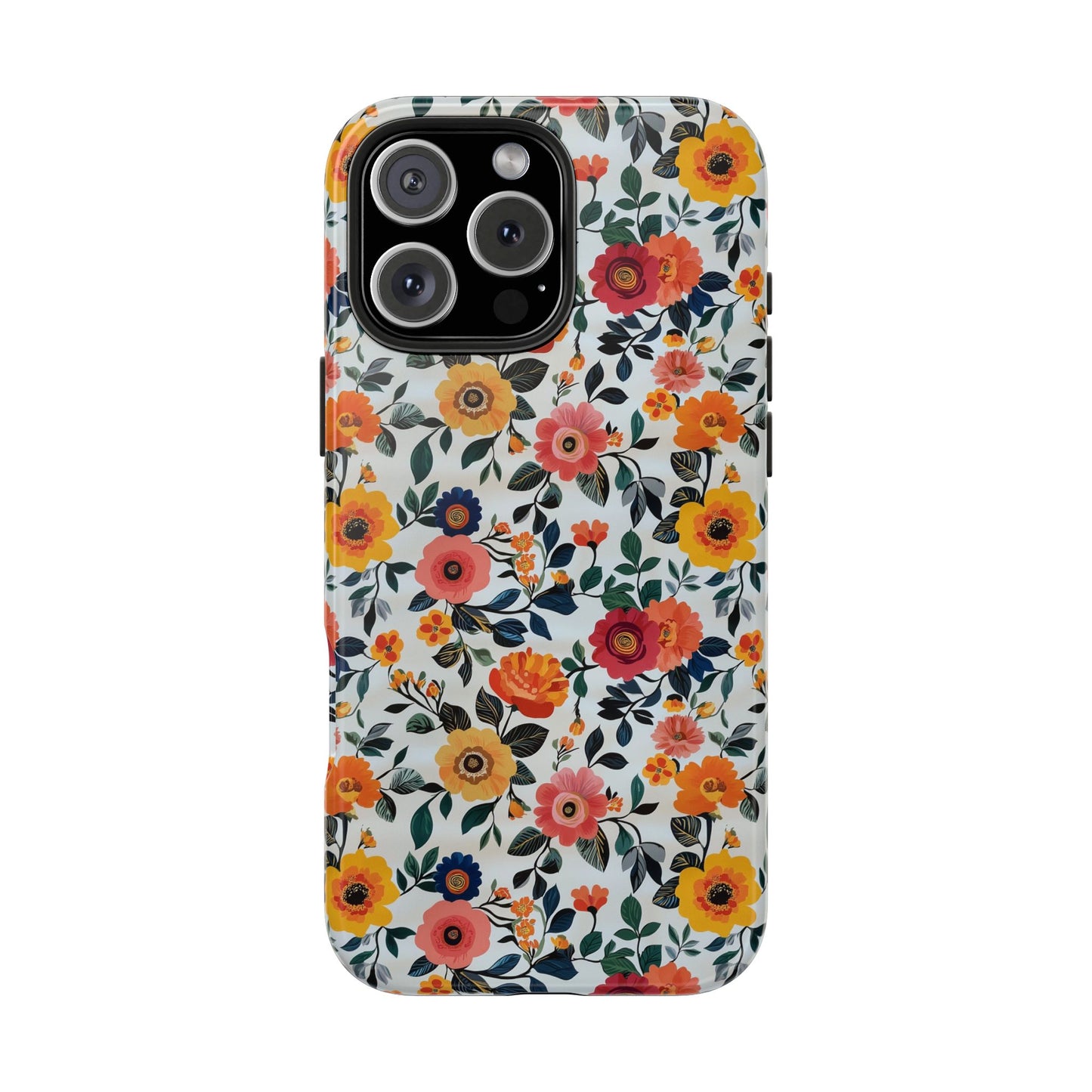 In Bloom | Small Colorful Flowers Tough Phone Cases