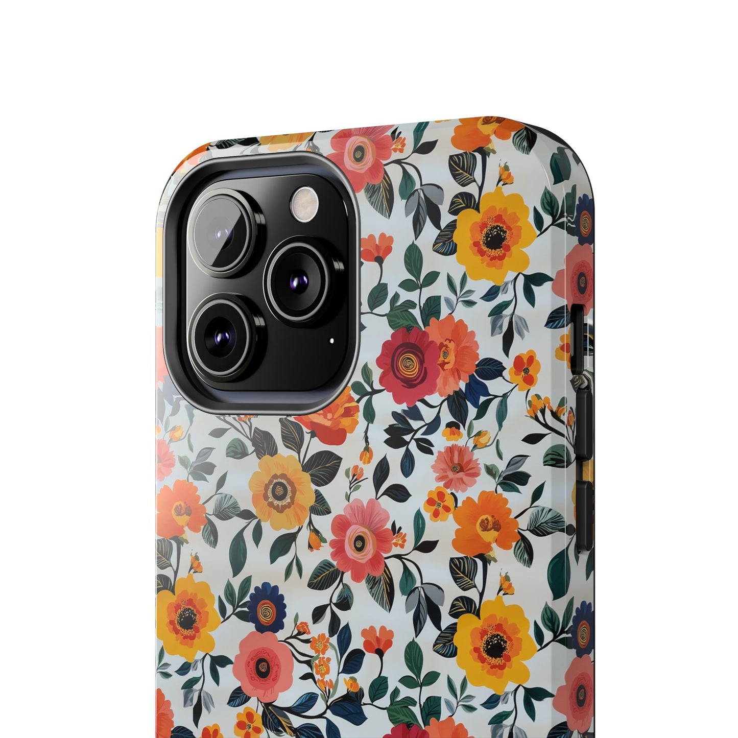 In Bloom | Small Colorful Flowers Tough Phone Cases