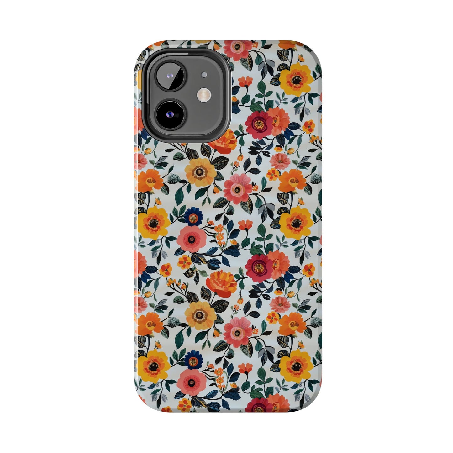 In Bloom | Small Colorful Flowers Tough Phone Cases