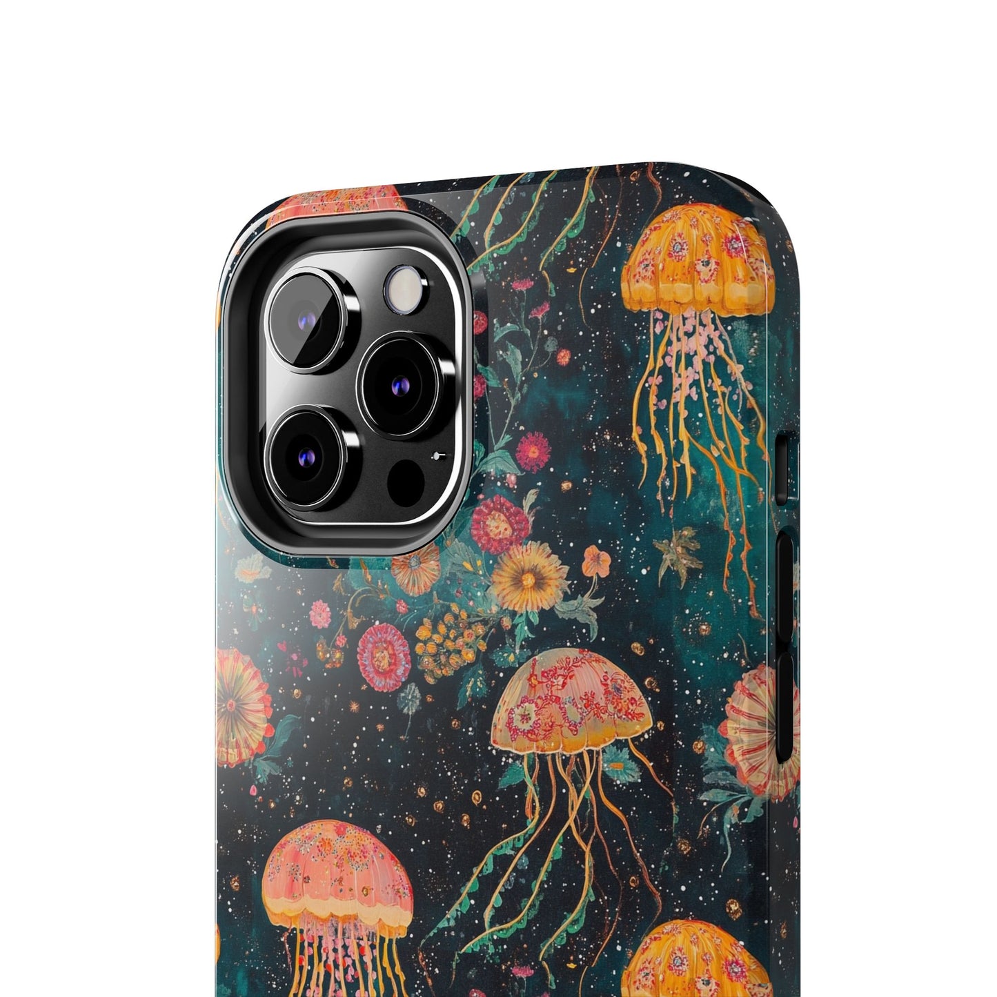 Under the Sea | Jellyfish Phone Cases, Floral Ocean Design, Sea Creature Protective Cover, Unique Tech Accessories, Underwater Theme Gifts, Tough Phone