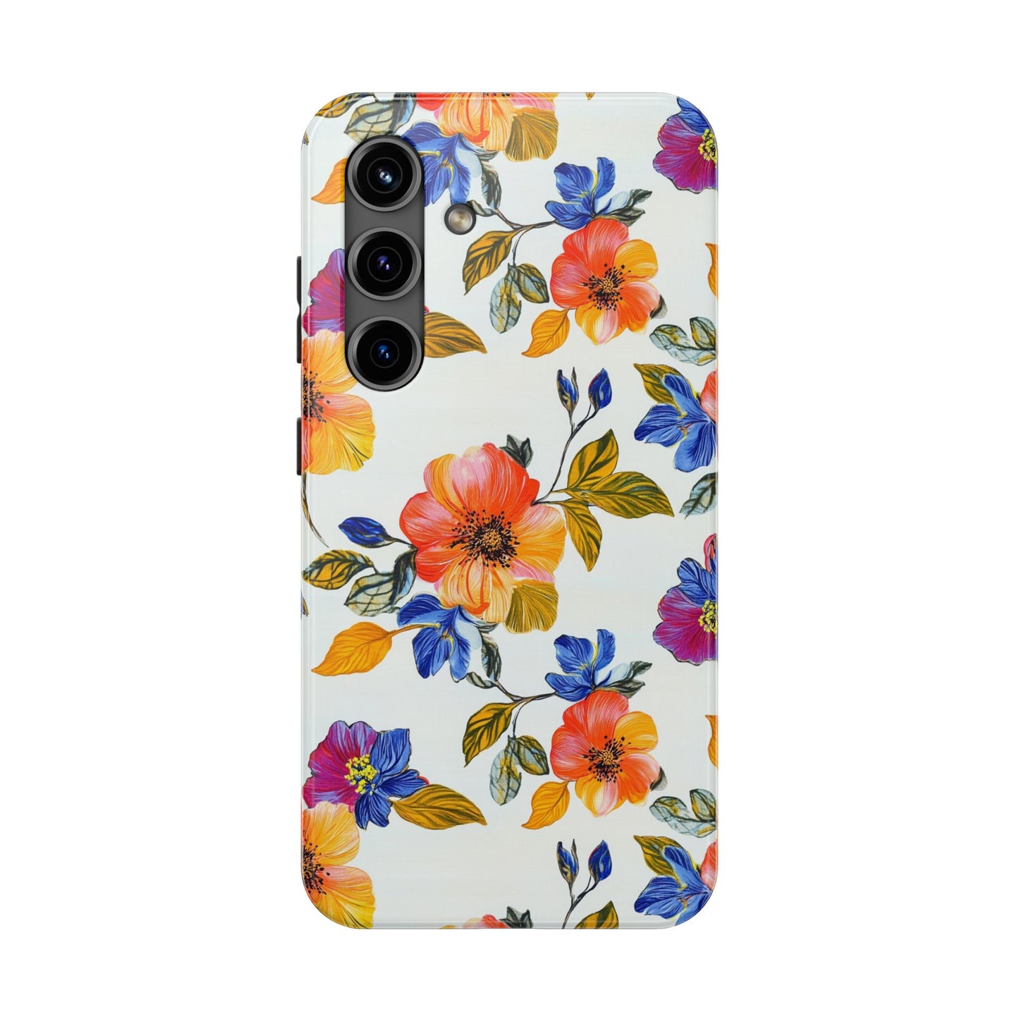 In Bloom | Colorful Florals Tough Phone Cases