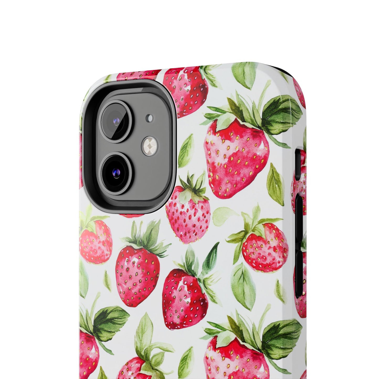 Nature Lover | Strawberry Watercolor Tough Phone Case