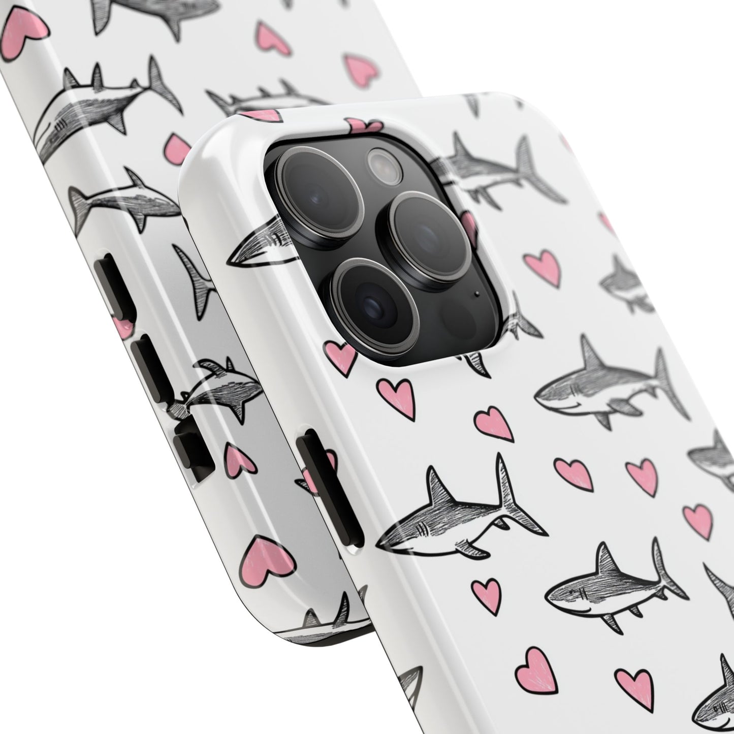 Animal Instinct | Shark Love Tough Phone Case