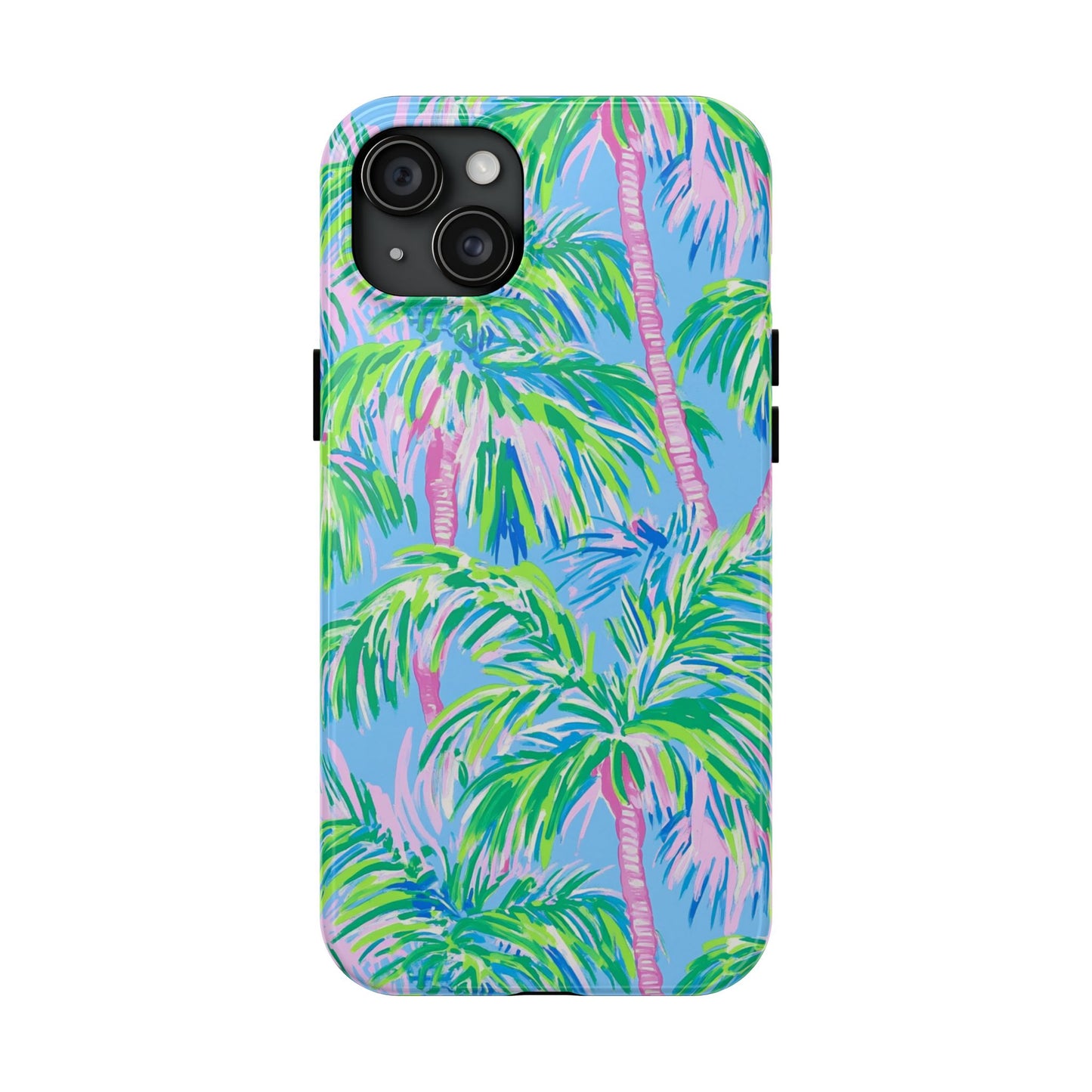 Nature Lover | Colorful Painted Palm Trees Phone Case
