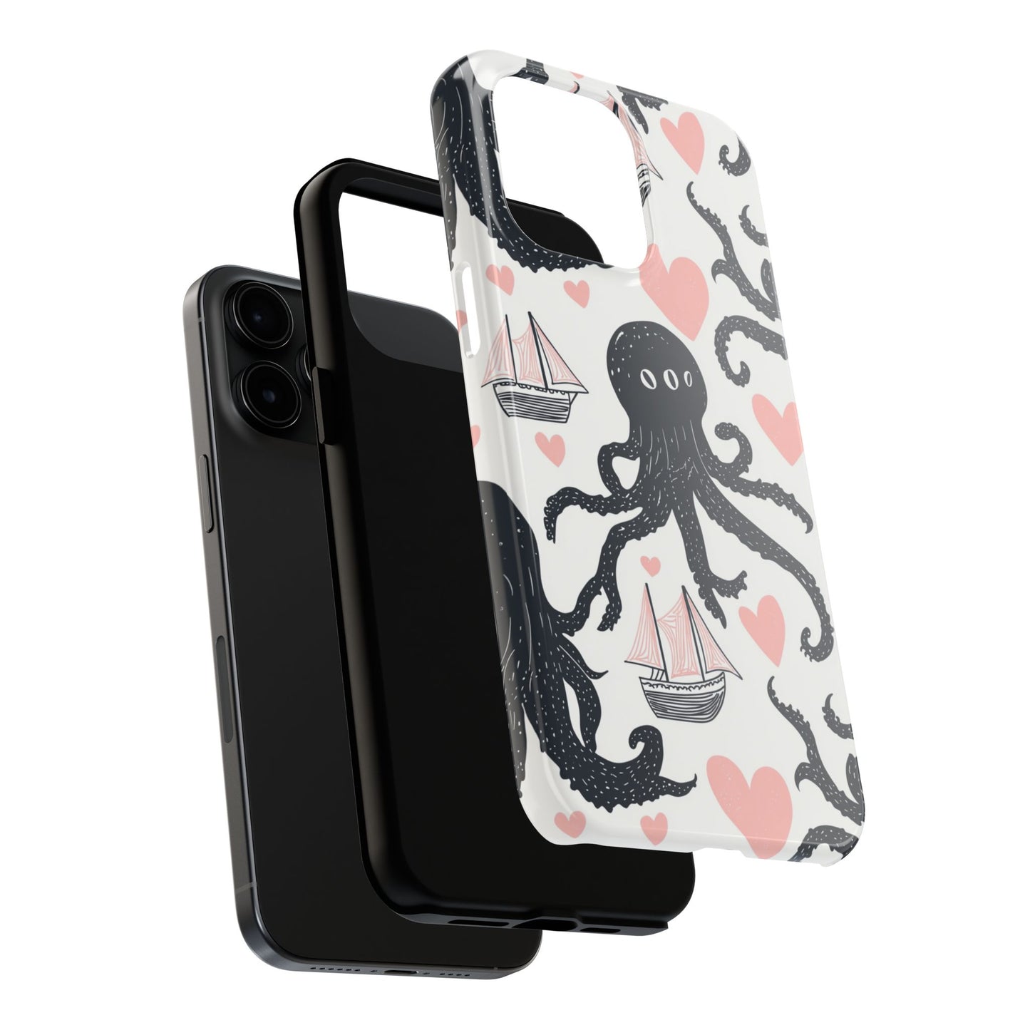 Quirky Chic | Kraken Boat Love Tough Phone Case