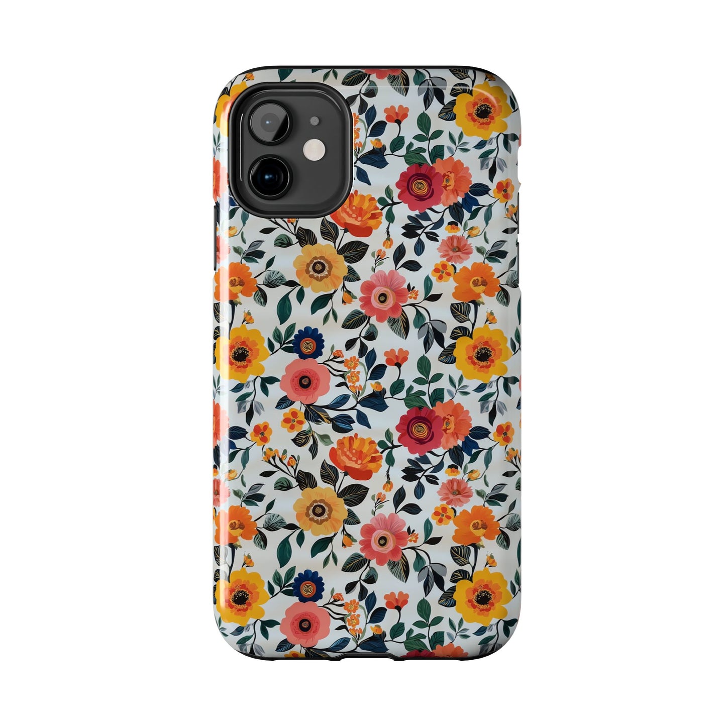 In Bloom | Small Colorful Flowers Tough Phone Cases