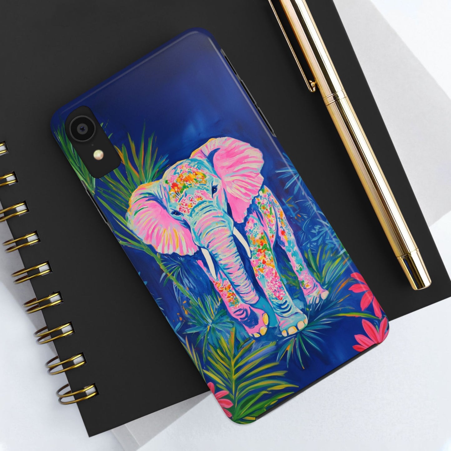 Animal Instinct | Vibrant Elephant Tough Phone Case