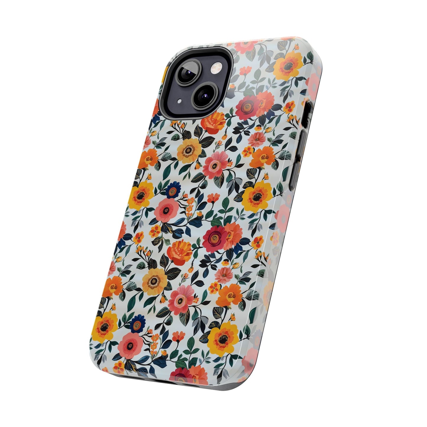 In Bloom | Small Colorful Flowers Tough Phone Cases