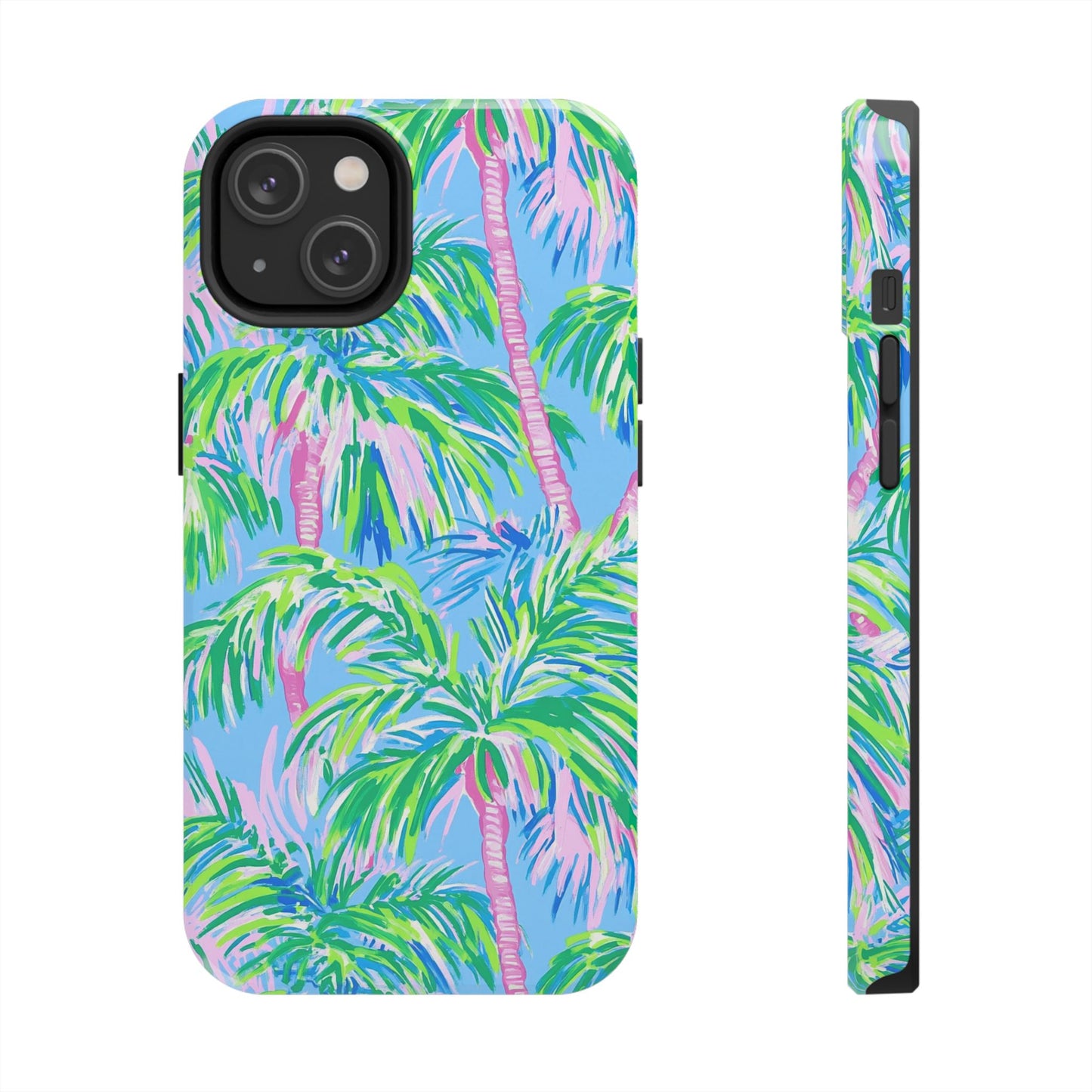 Nature Lover | Colorful Painted Palm Trees Phone Case