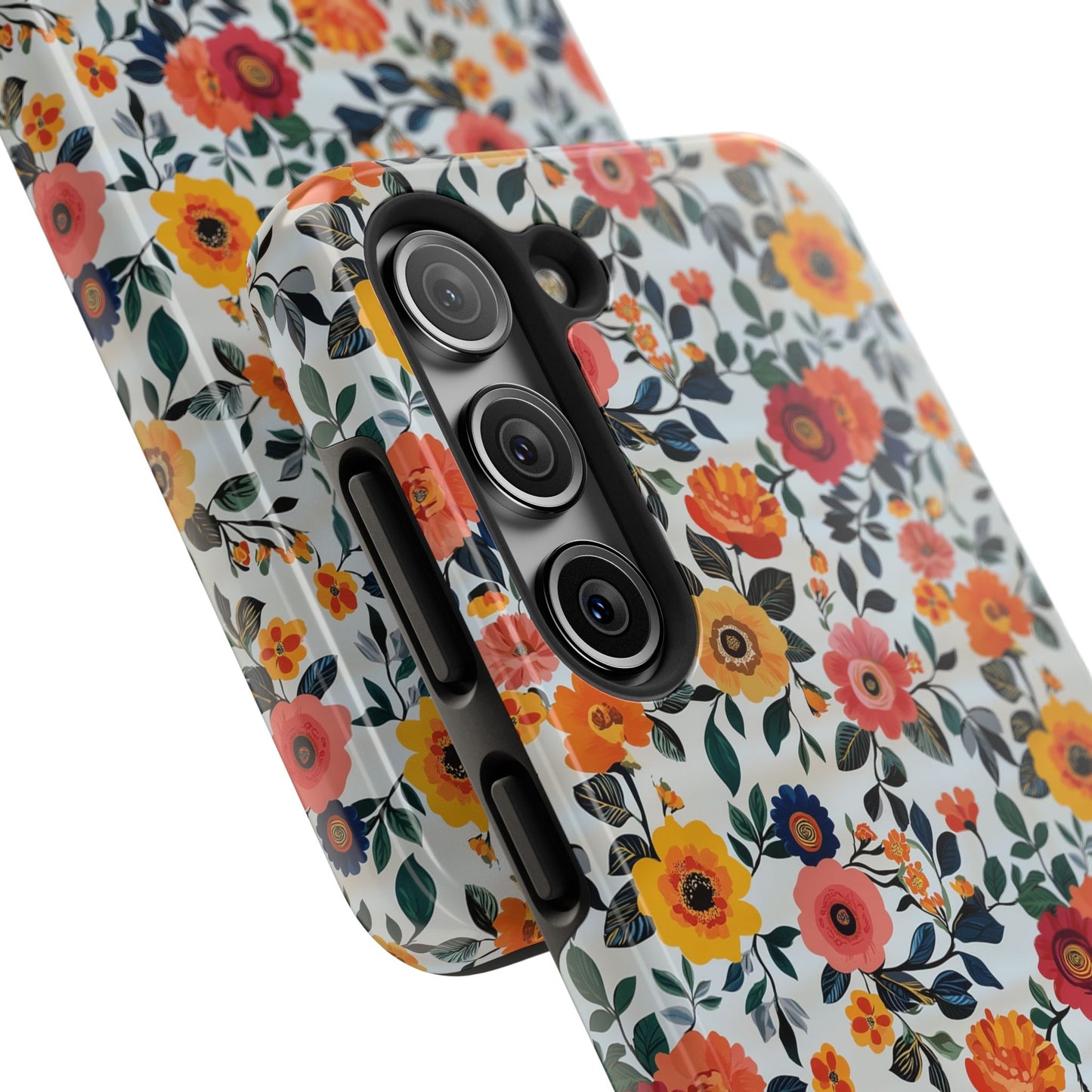 In Bloom | Small Colorful Flowers Tough Phone Cases
