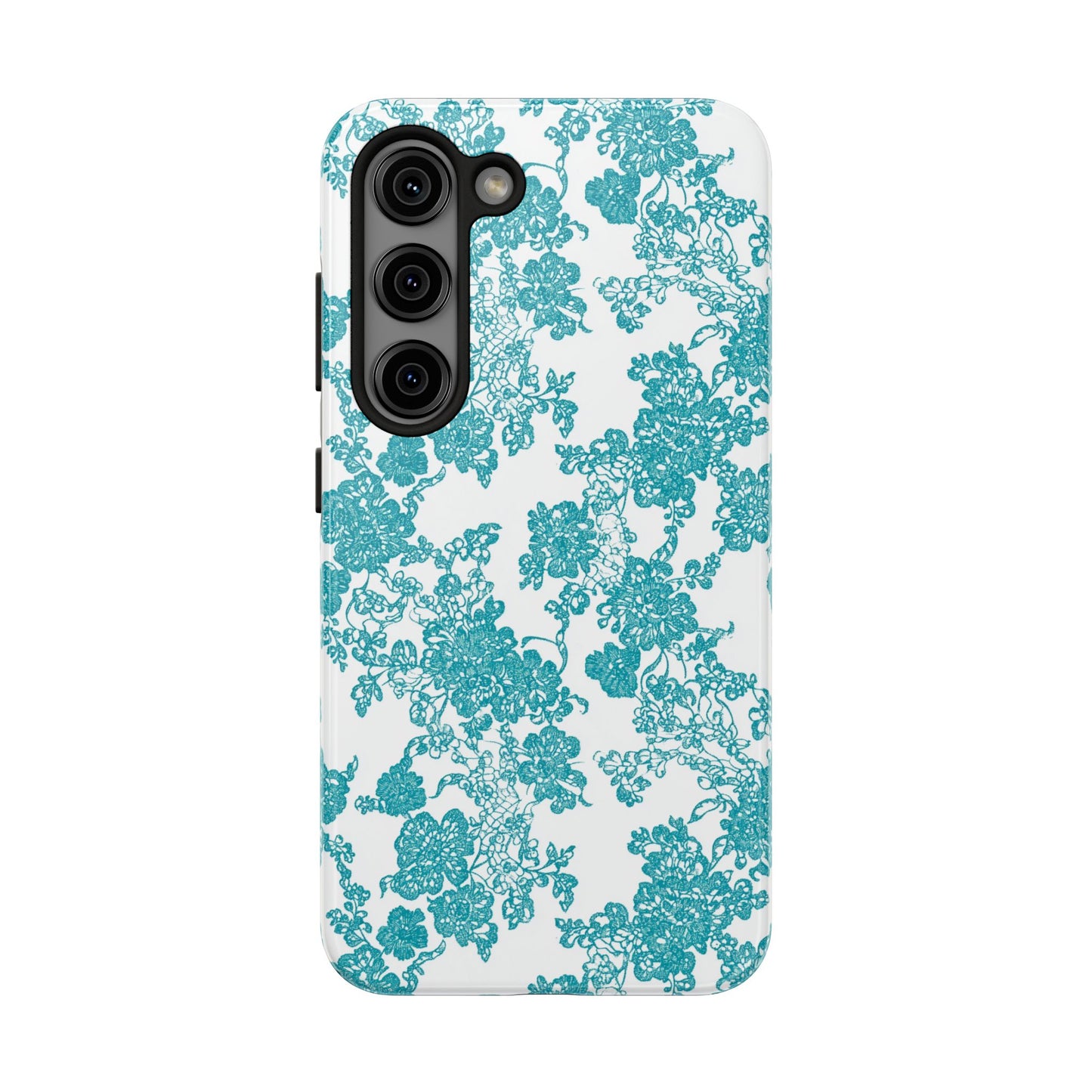 Boho Bliss | Teal on White Lace