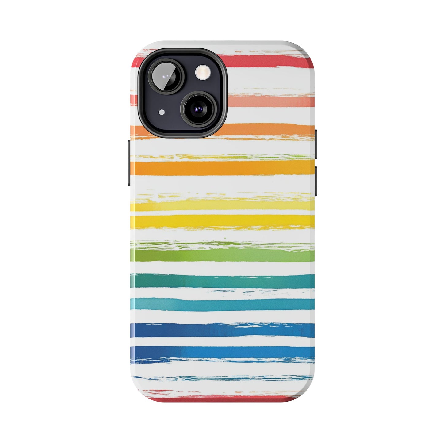 Vibrant Lines | Rainbow Stripes Phone Case