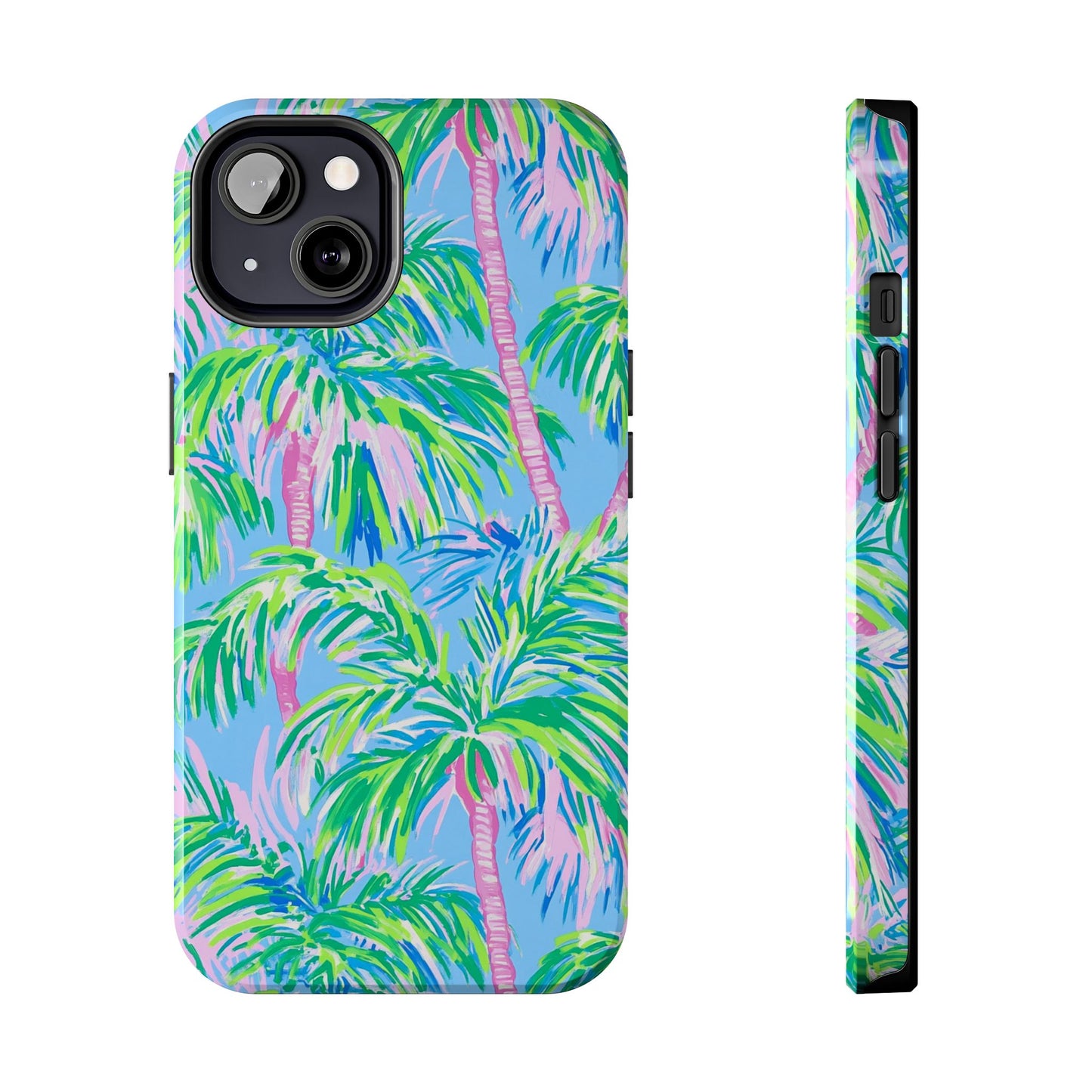 Nature Lover | Colorful Painted Palm Trees Phone Case