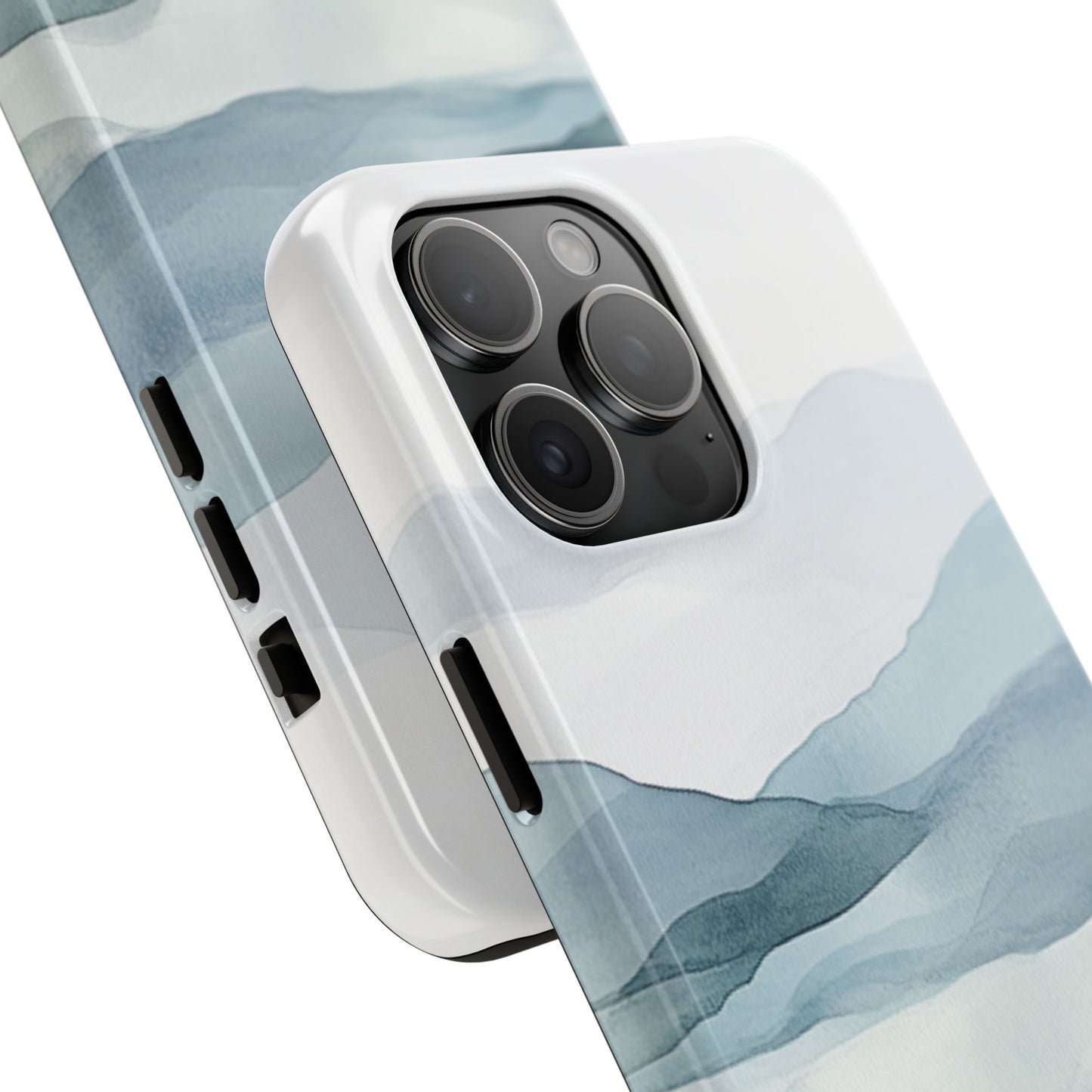 Majestic Mountains | Watercolor Mountain Scene Tough Phone Case