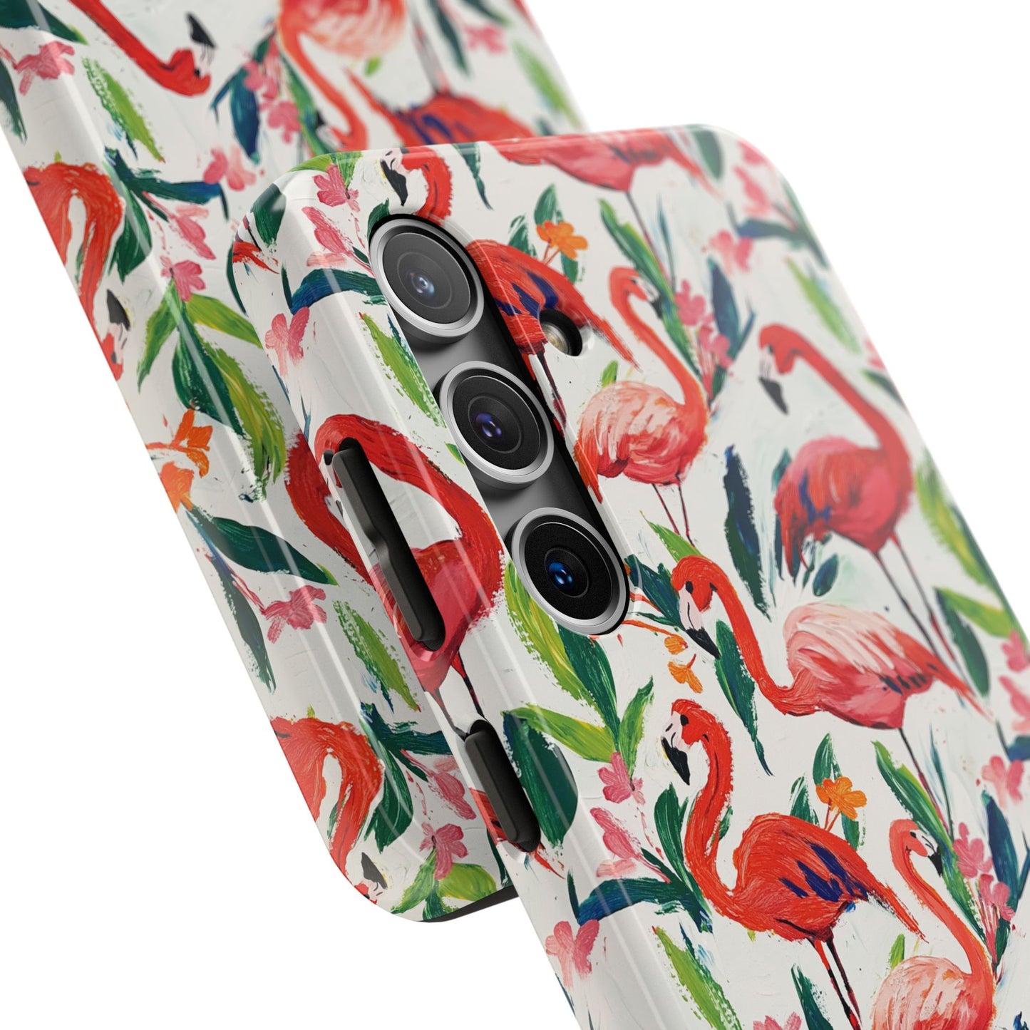 Animal Instinct | Flamingos Tough Phone Case