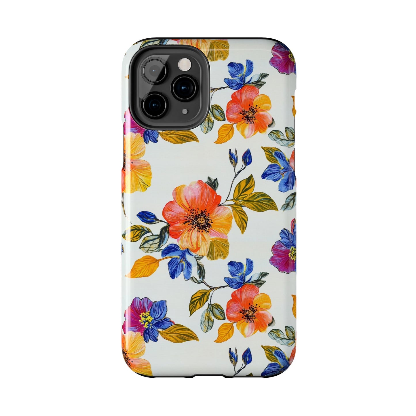 In Bloom | Colorful Florals Tough Phone Cases
