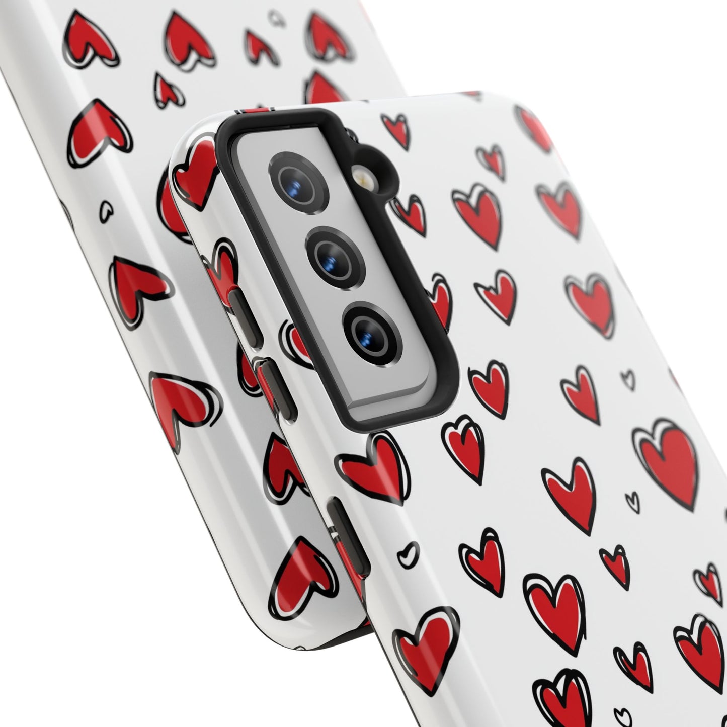 Love is in the Air | Red Hearts Tough Phone Case