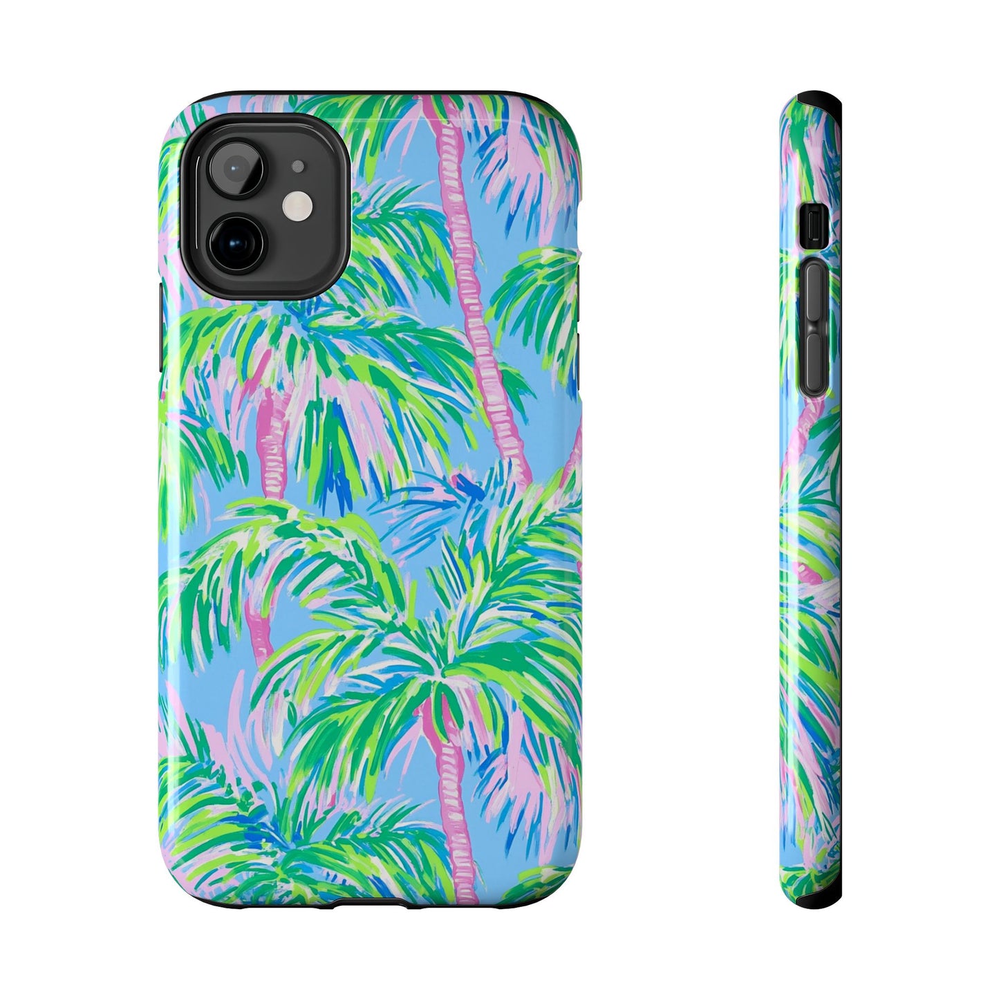 Nature Lover | Colorful Painted Palm Trees Phone Case