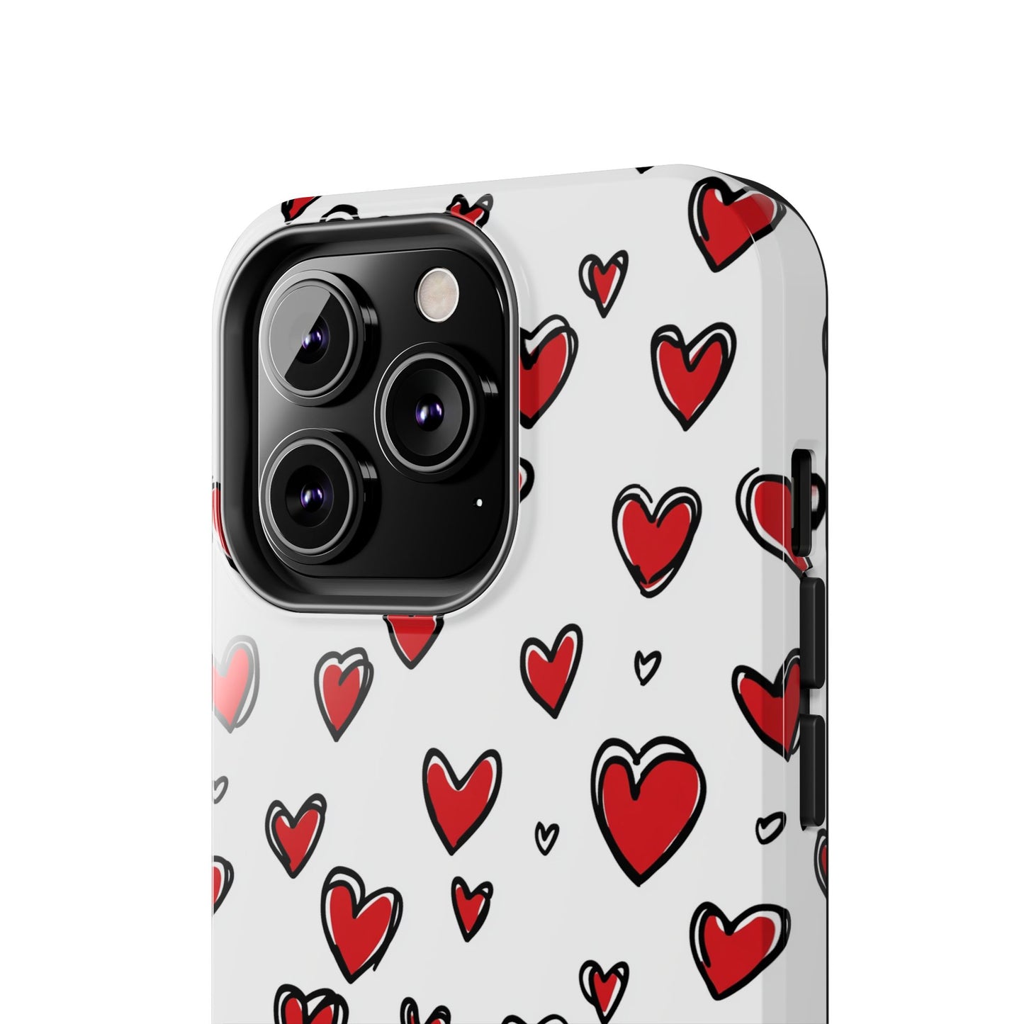 Love is in the Air | Red Hearts Tough Phone Case