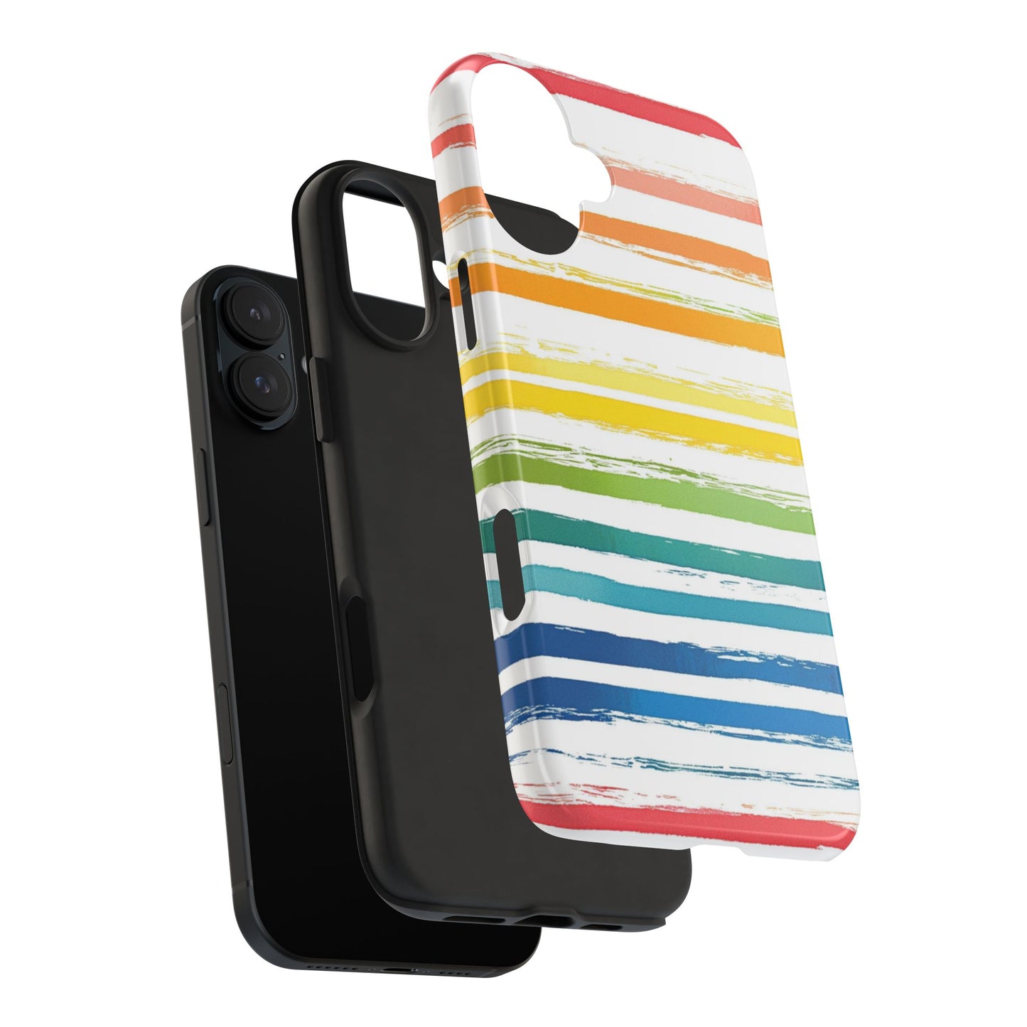Vibrant Lines | Rainbow Stripes Phone Case