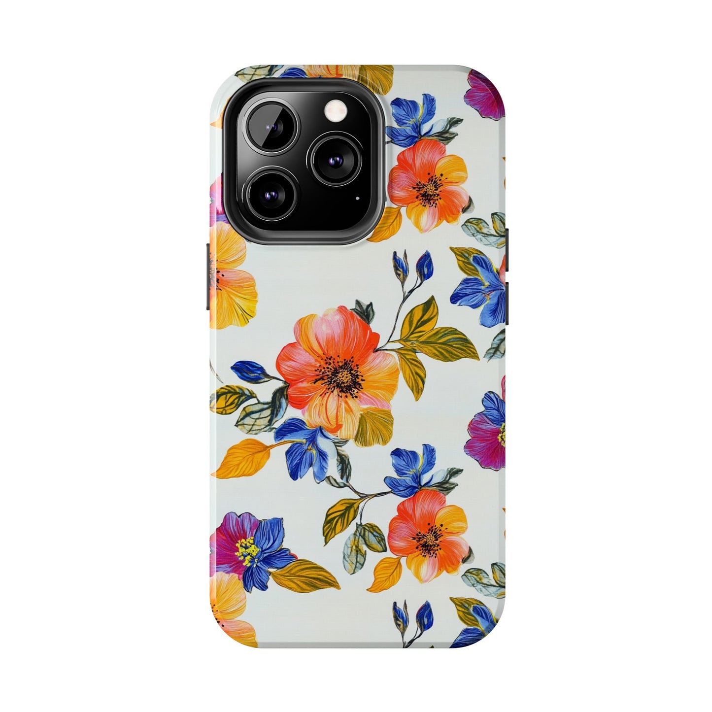In Bloom | Colorful Florals Tough Phone Cases