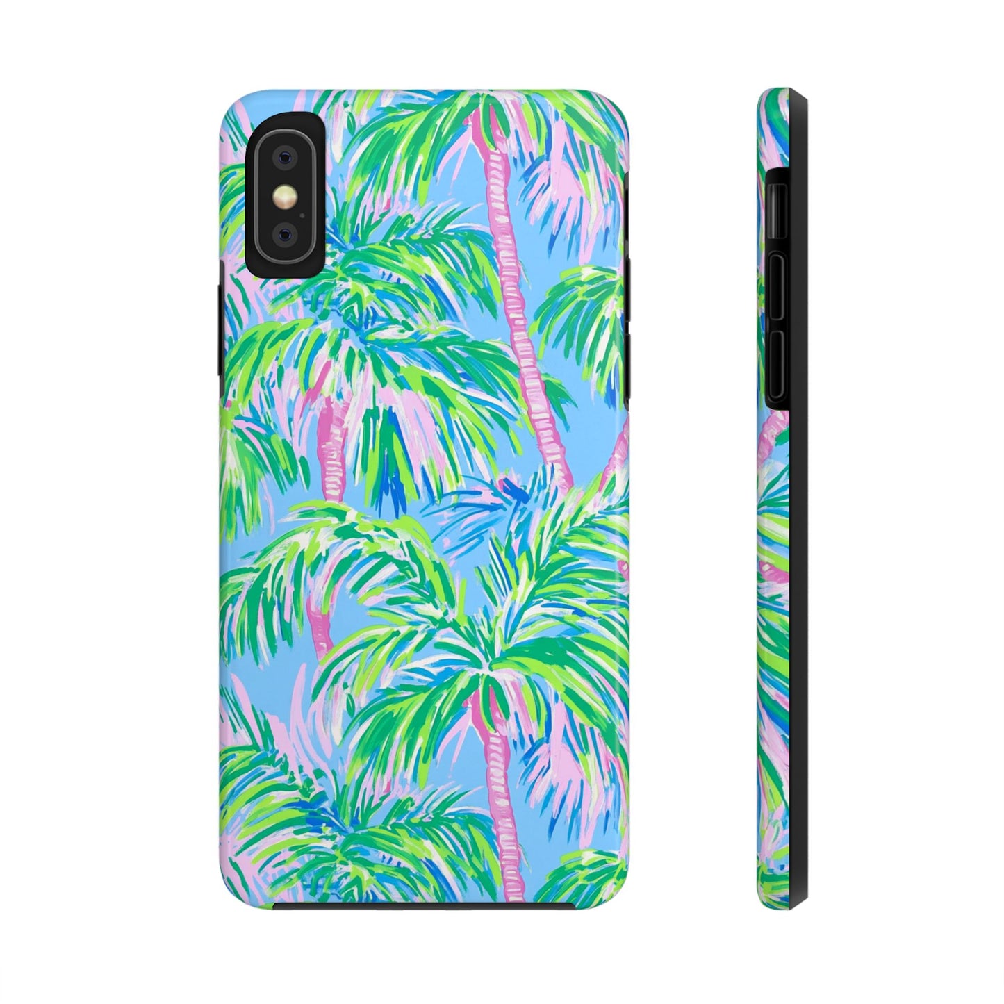 Nature Lover | Colorful Painted Palm Trees Phone Case