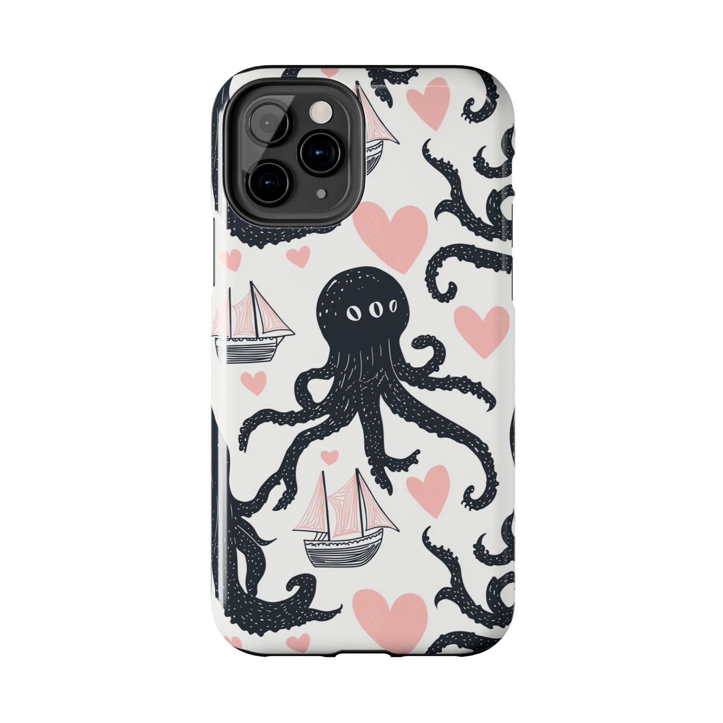 Quirky Chic | Kraken Boat Love Tough Phone Case