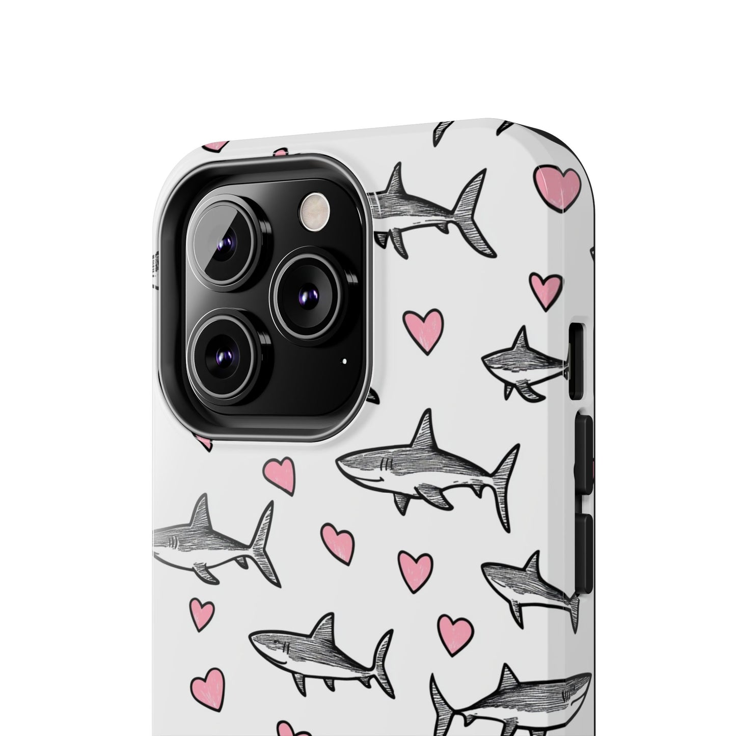 Animal Instinct | Shark Love Tough Phone Case