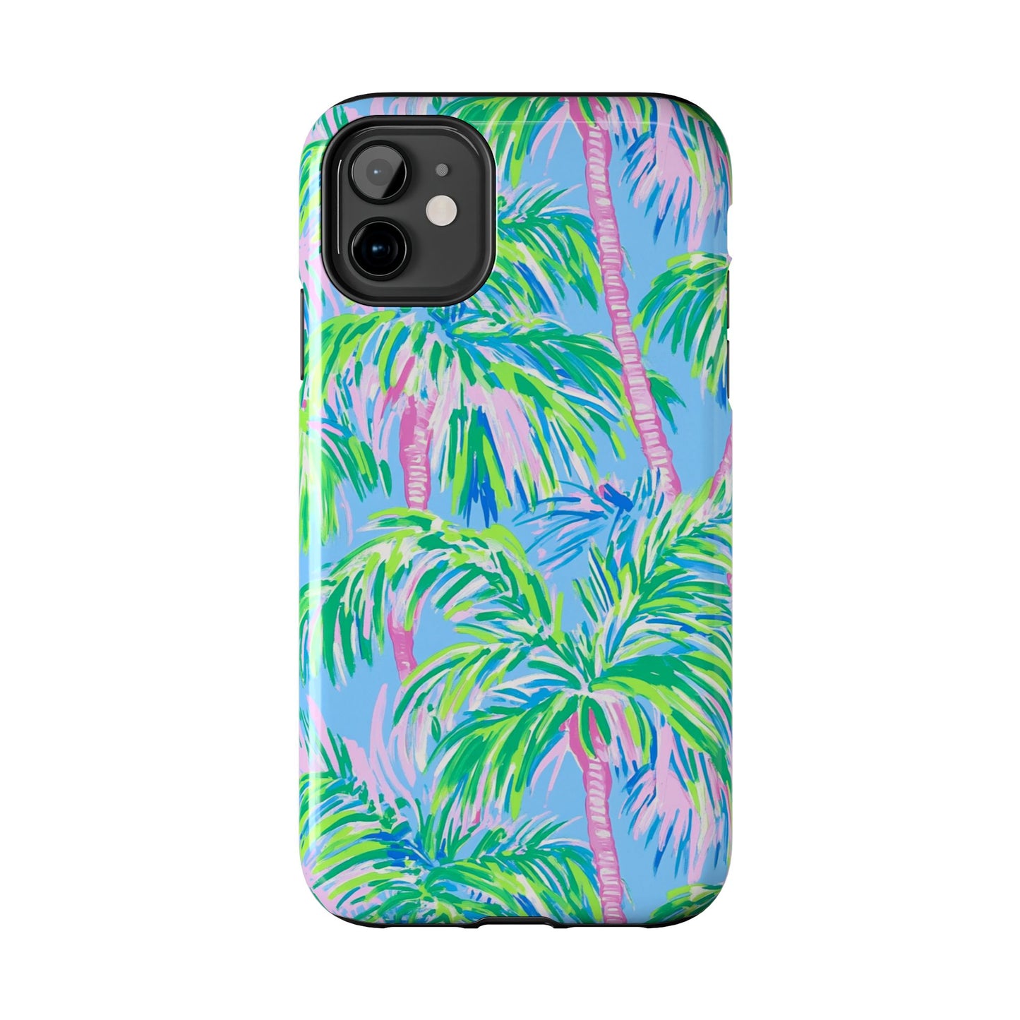 Nature Lover | Colorful Painted Palm Trees Phone Case