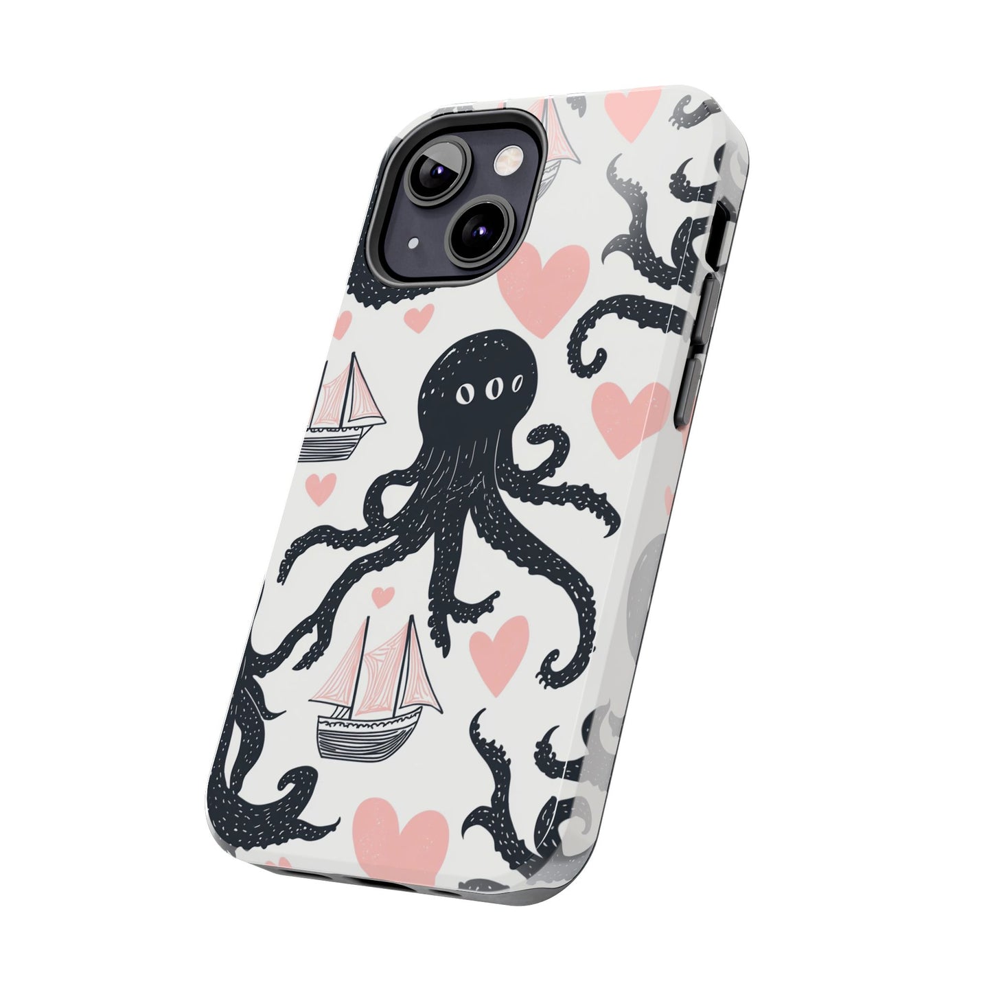 Quirky Chic | Kraken Boat Love Tough Phone Case