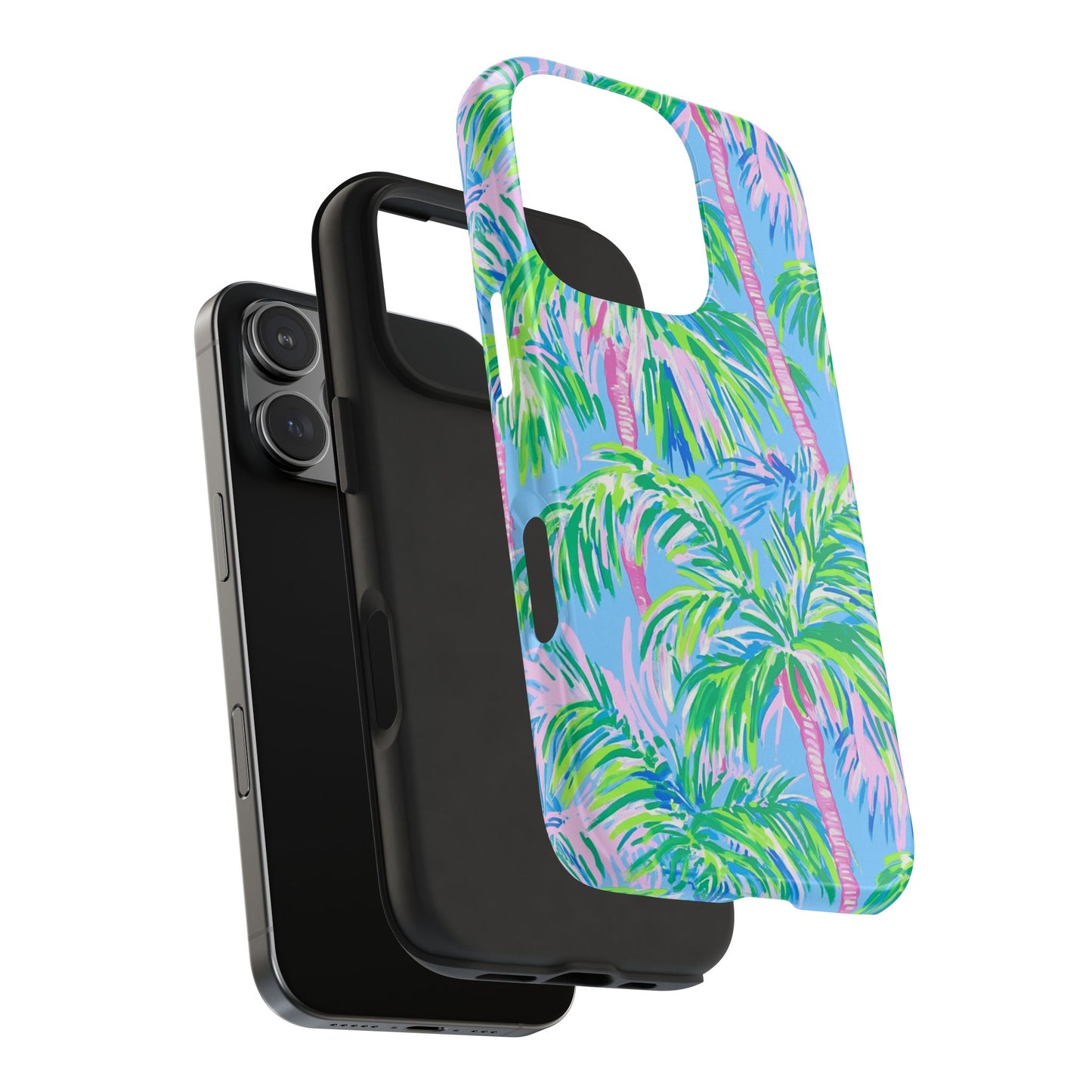 Nature Lover | Colorful Painted Palm Trees Phone Case